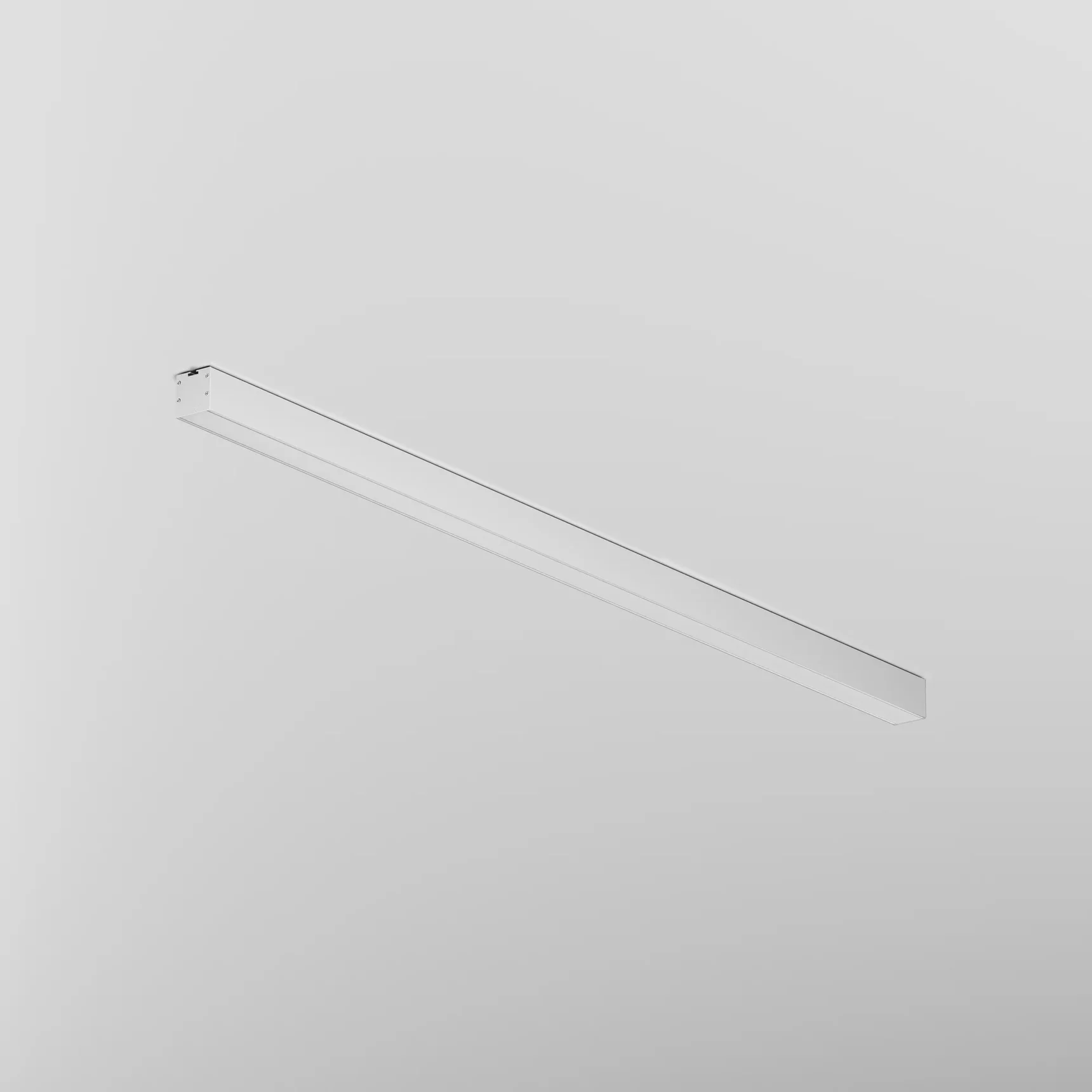 Линейный светильник накладной 3000K 35x35 24 Вт (Серебро, 1 м), LL311003