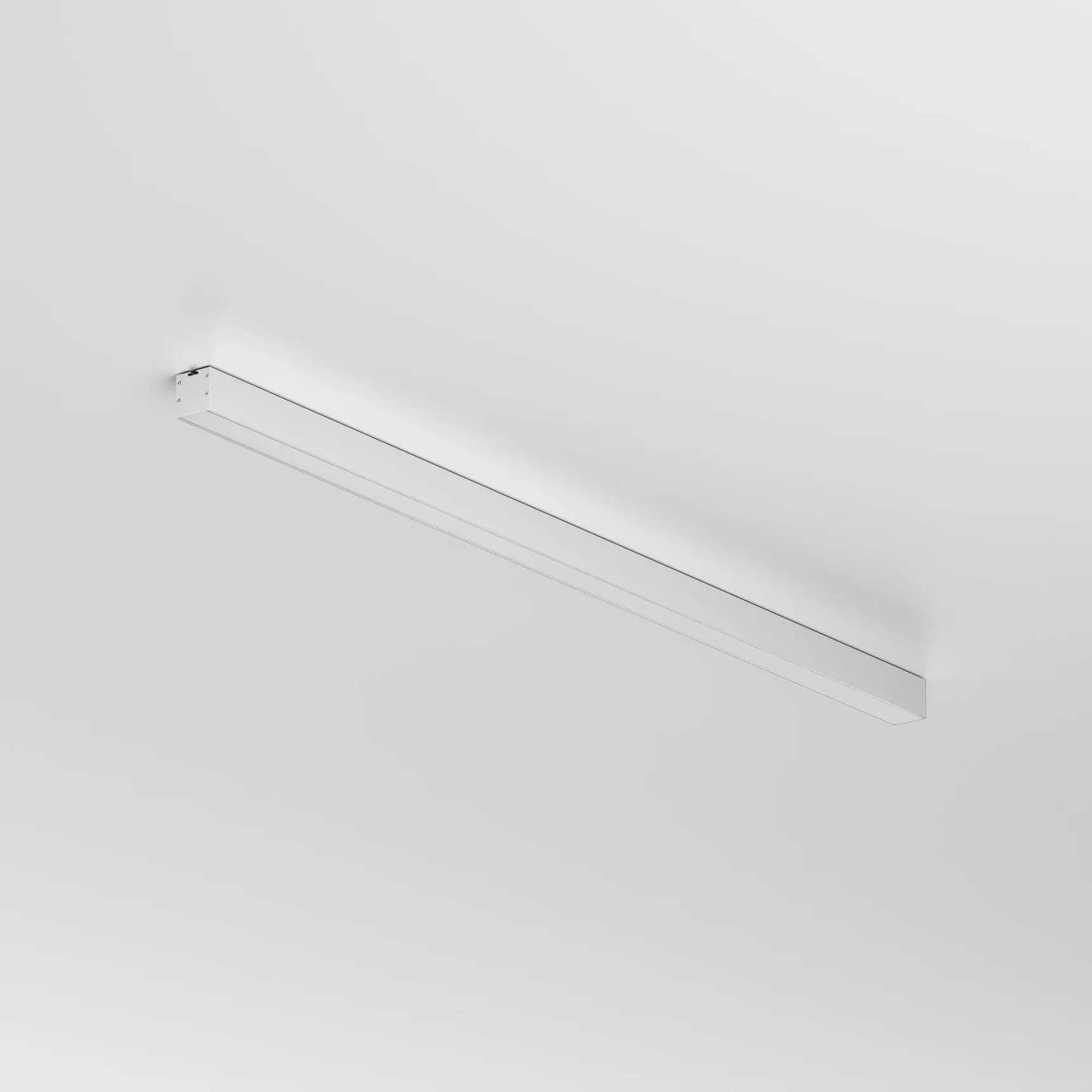 Линейный светильник накладной 4000K 35x35 24 Вт (Серебро, 1 м), LL311004