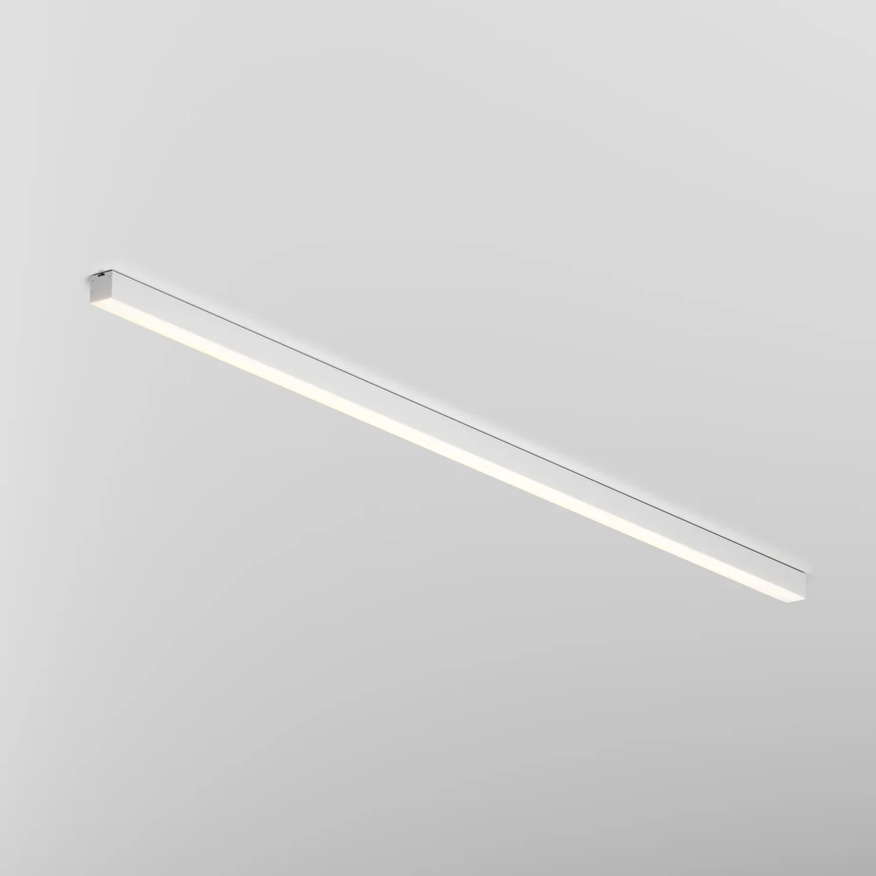 Линейный светильник накладной 3000K 35x35 36 Вт (Серебро, 1,5 м), LL311005