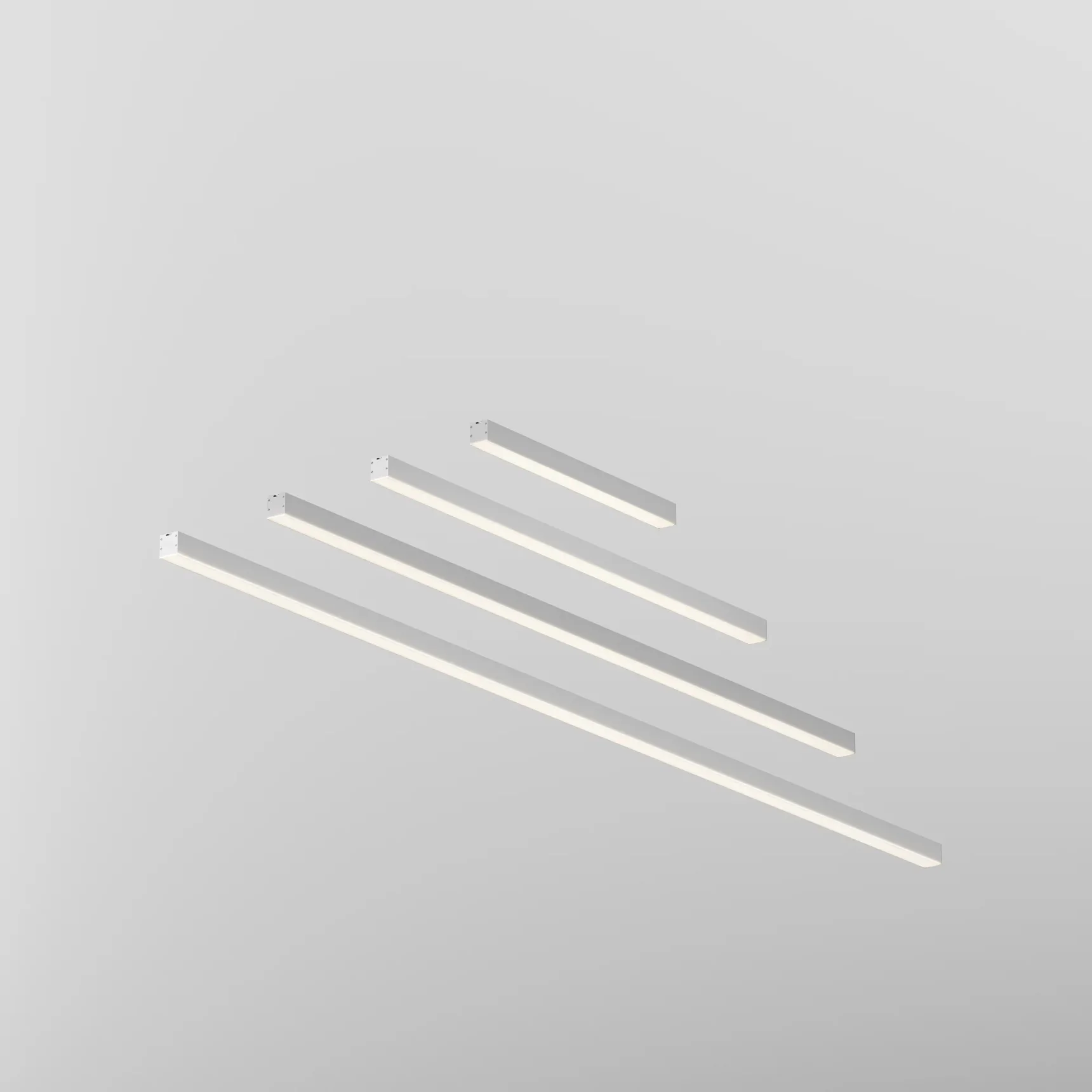 Линейный светильник накладной 4000K 35x35 36 Вт (Серебро, 1,5 м), LL311006