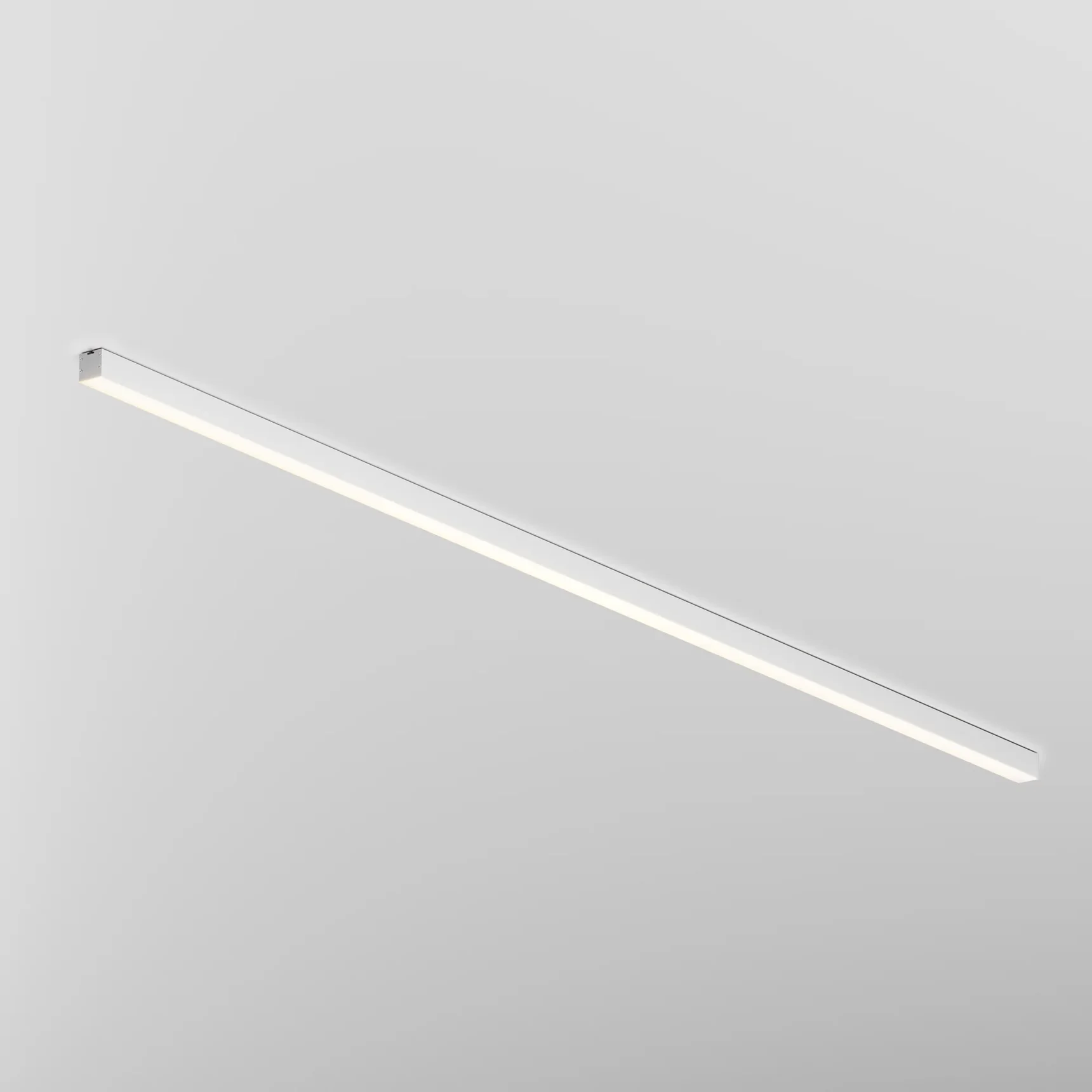 Линейный светильник накладной 3000K 35x35 48 Вт (Серебро, 2 м), LL311007