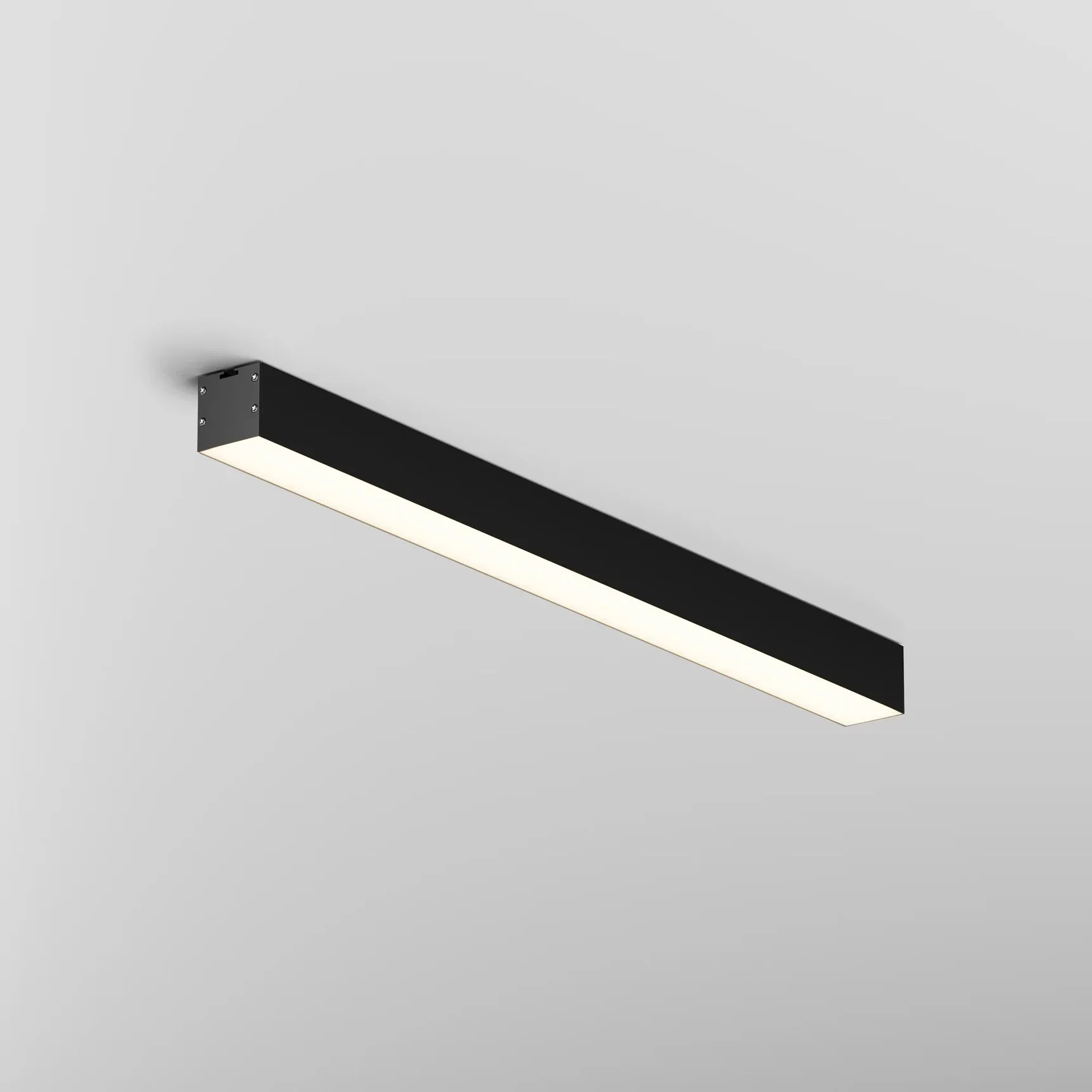 Линейный светильник накладной 3000K 35x35 12 Вт (Черный, 500 мм), LL311009