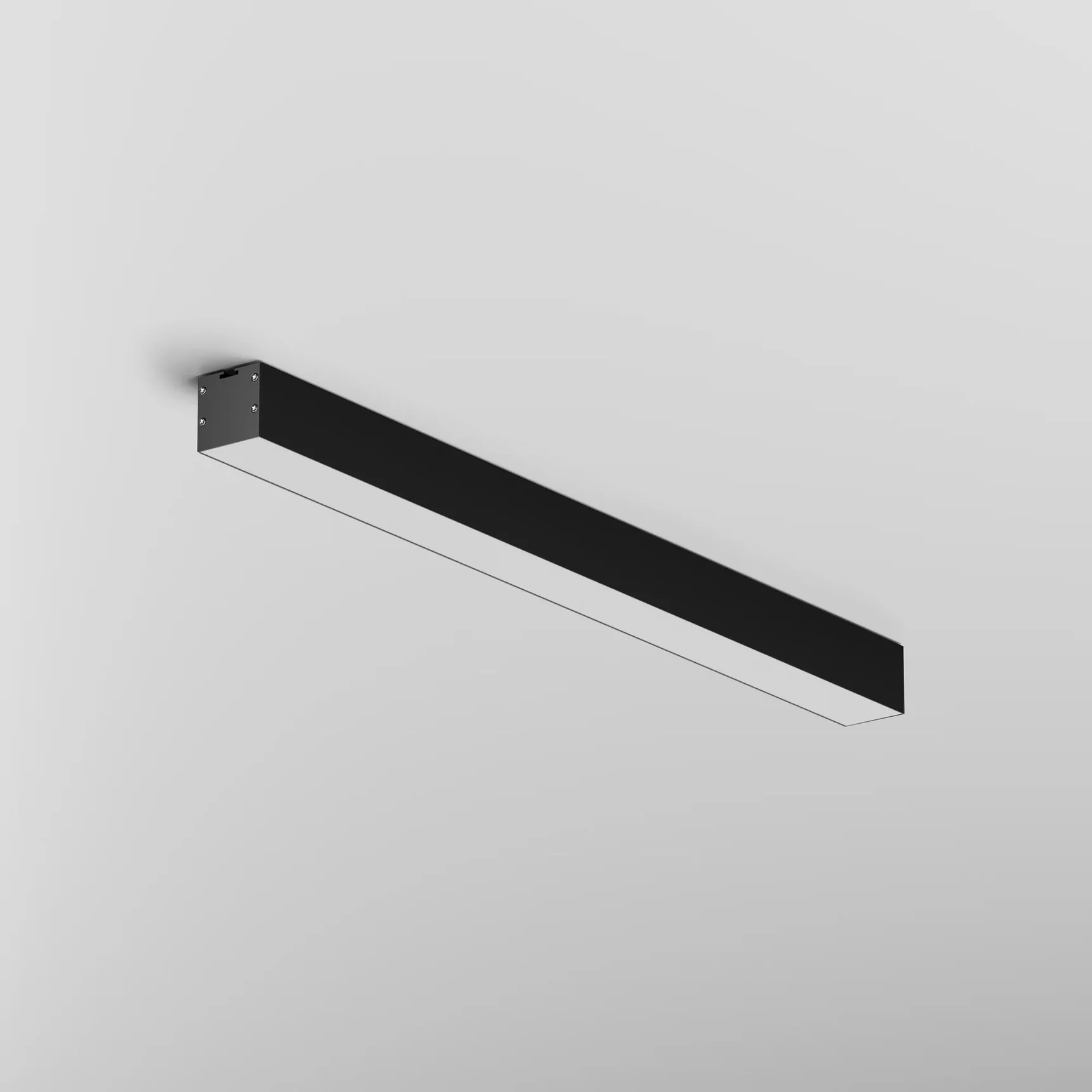 Линейный светильник накладной 3000K 35x35 12 Вт (Черный, 500 мм), LL311009
