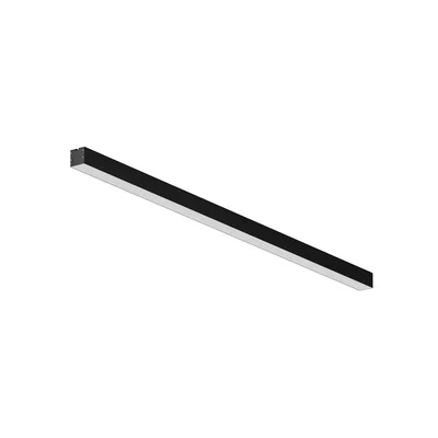 Линейный светильник накладной 3000K 35x35 24 Вт (Черный, 1 м), LL311011