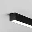 Линейный светильник накладной 4000K 35x35 24 Вт (Черный, 1 м), LL311012