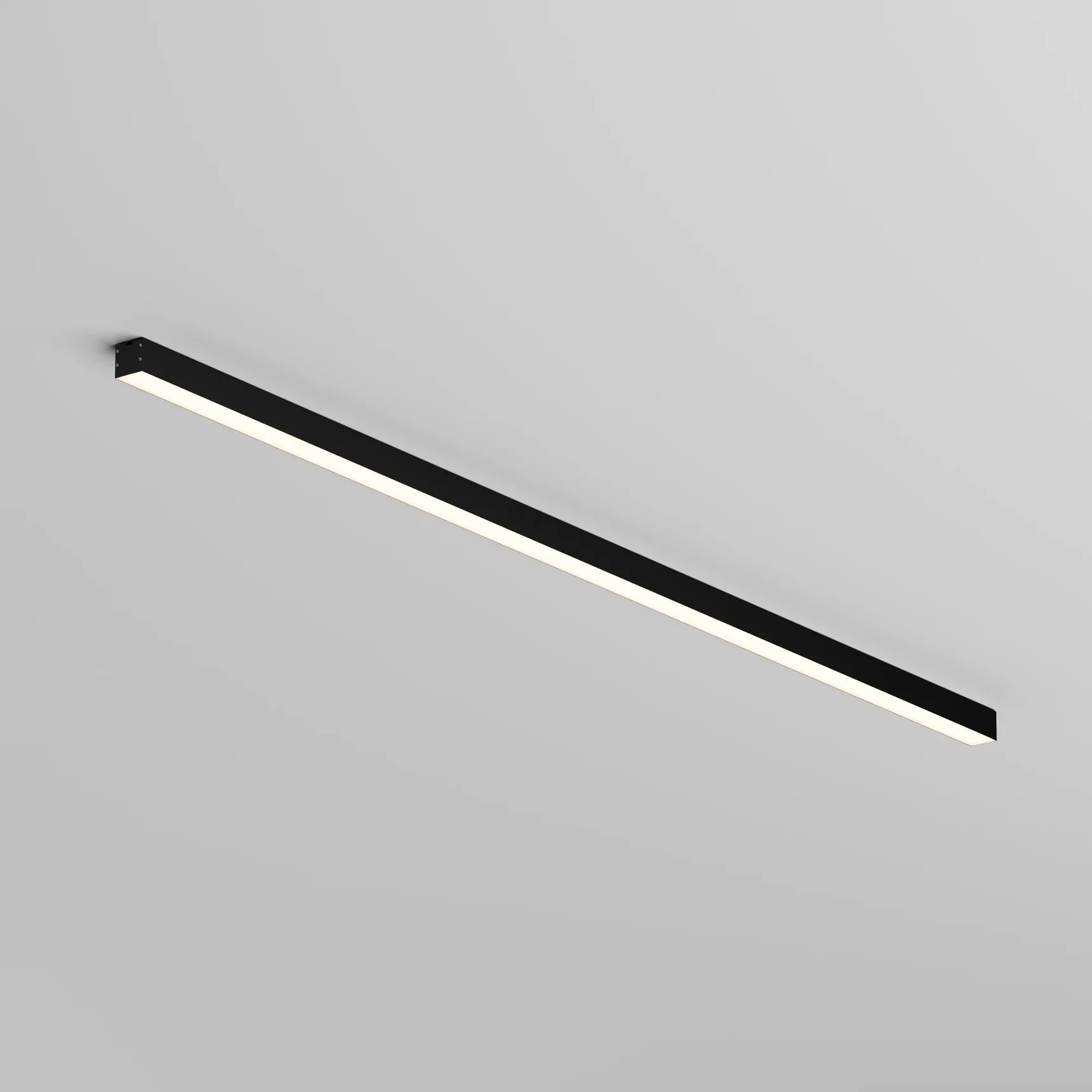 Линейный светильник накладной 3000K 35x35 36 Вт (Черный, 1,5 м), LL311013