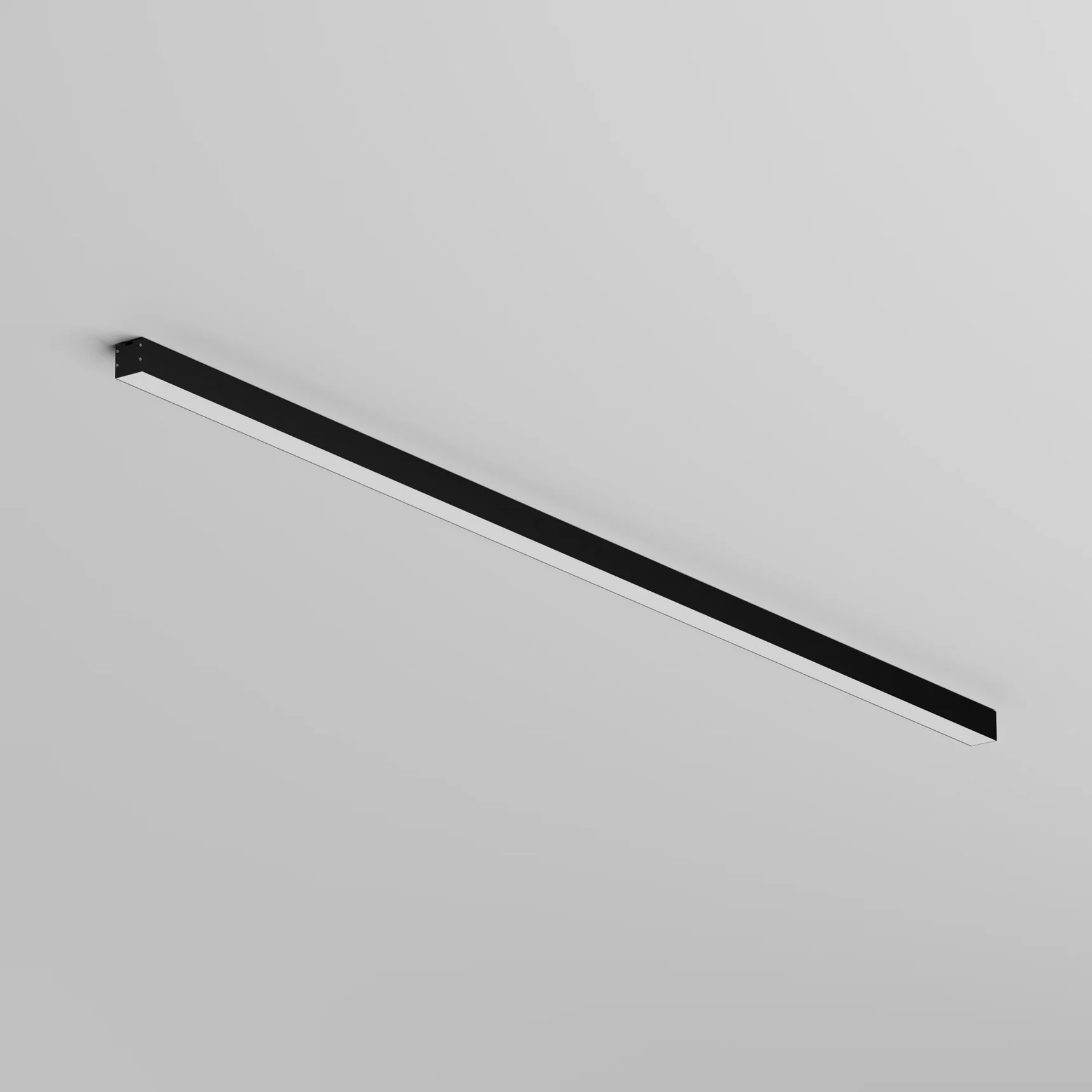 Линейный светильник накладной 3000K 35x35 36 Вт (Черный, 1,5 м), LL311013