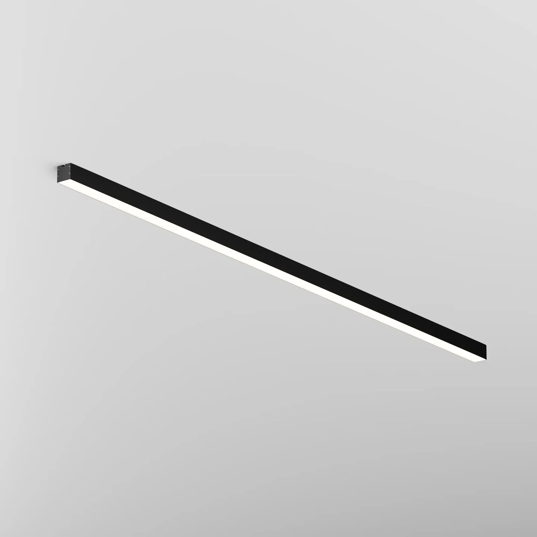 Линейный светильник накладной 4000K 35x35 36 Вт (Черный, 1,5 м), LL311014