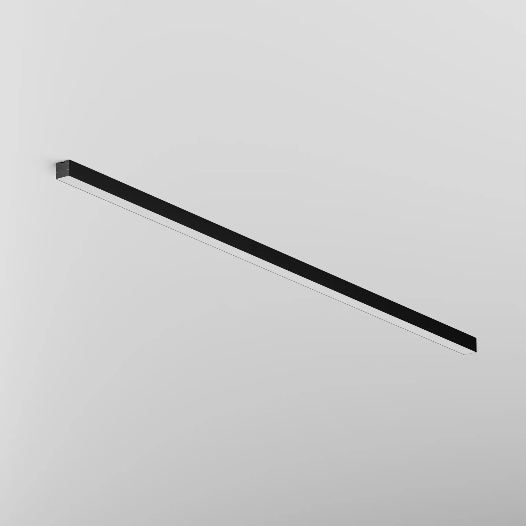 Линейный светильник накладной 4000K 35x35 36 Вт (Черный, 1,5 м), LL311014