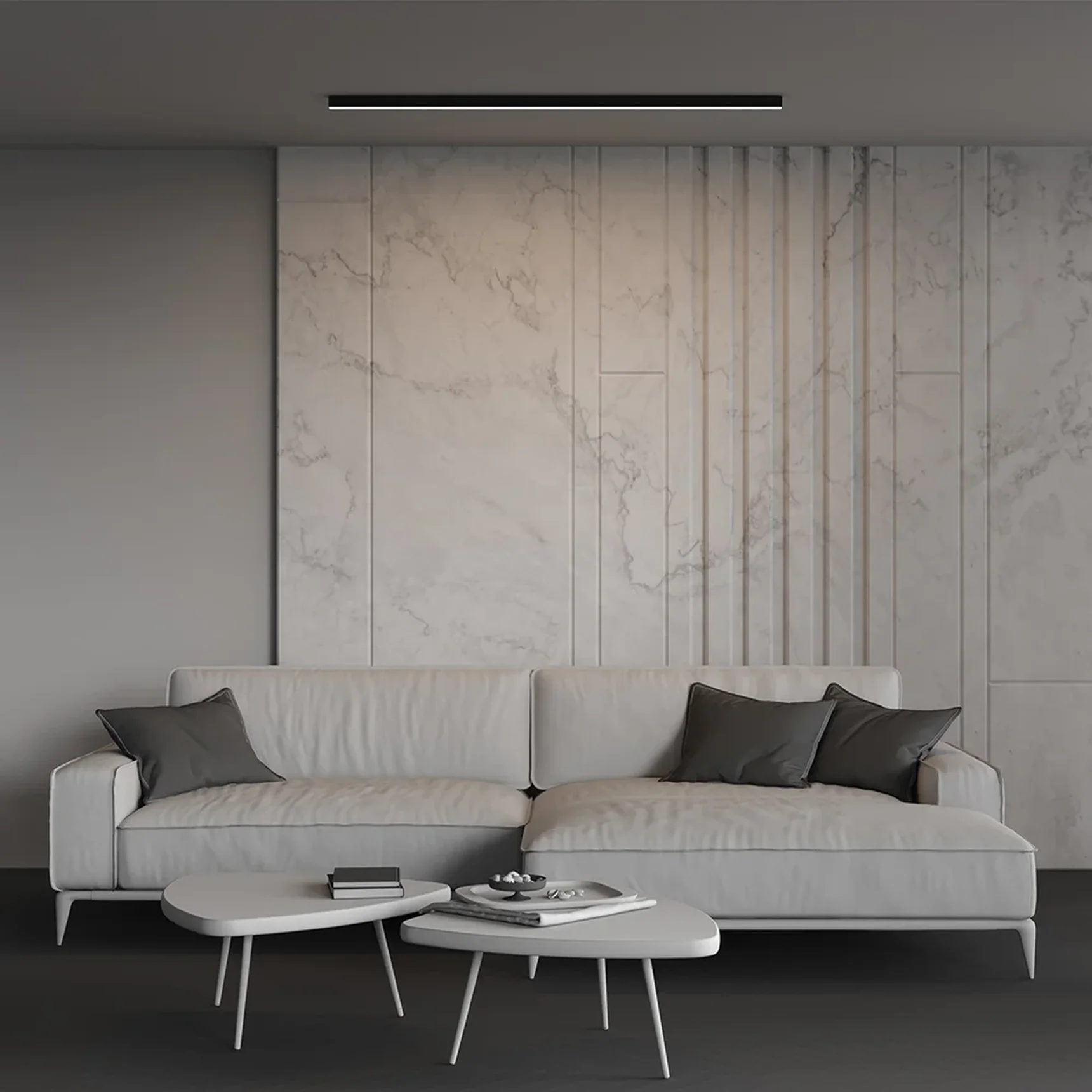 Линейный светильник накладной 4000K 35x35 36 Вт (Черный, 1,5 м), LL311014