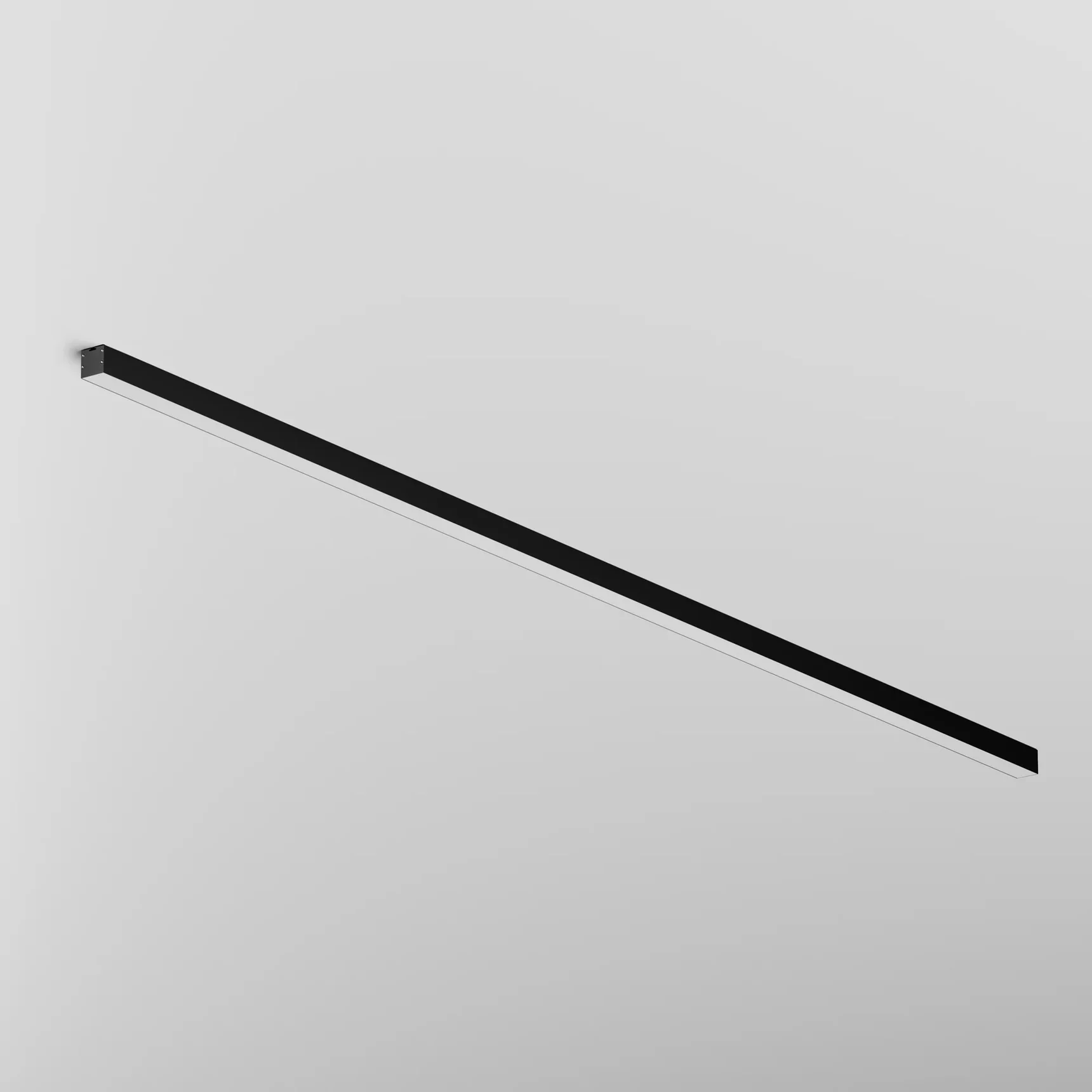 Линейный светильник накладной 3000K 35x35 48 Вт (Черный, 2 м), LL311015