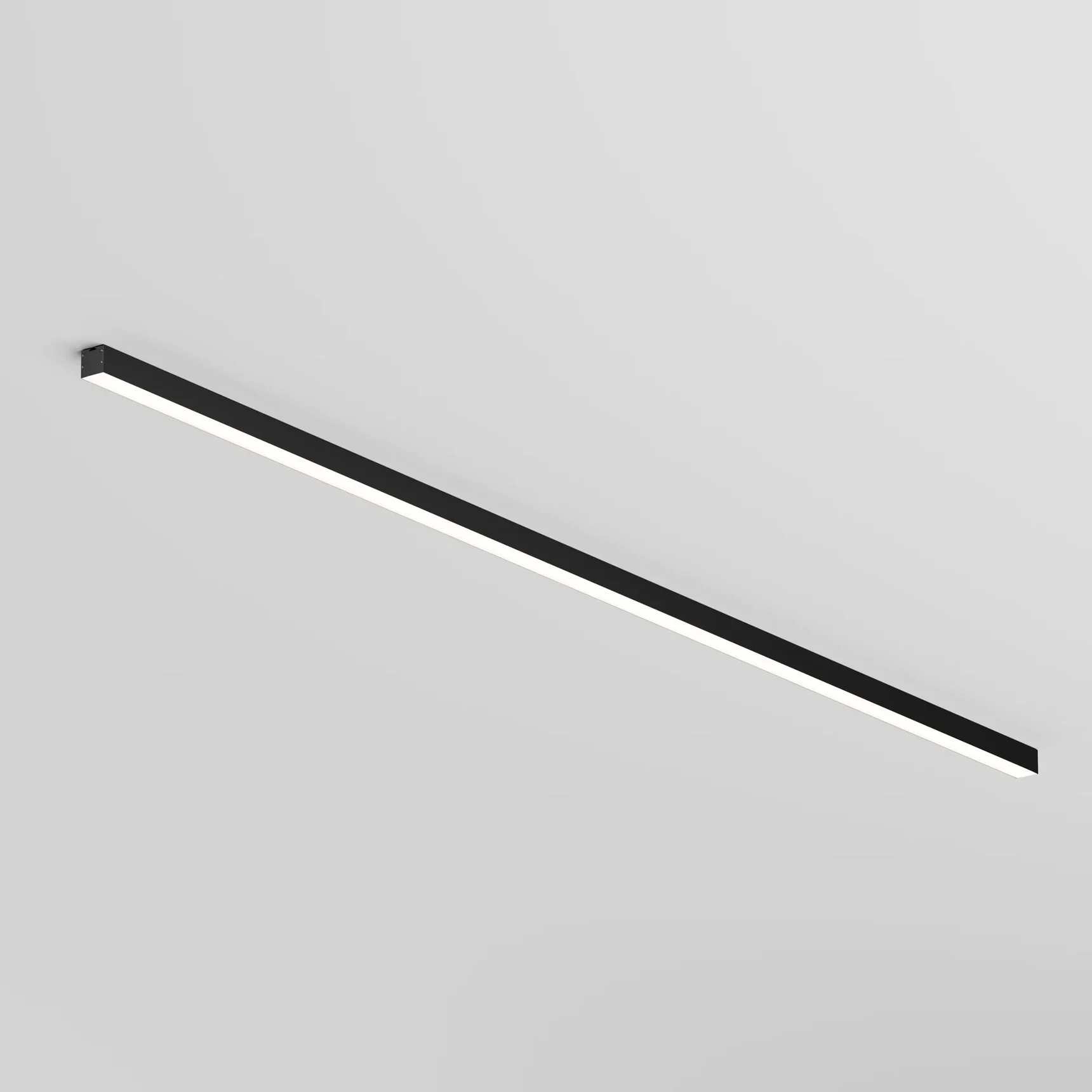 Линейный светильник накладной 4000K 35x35 48 Вт (Черный, 2 м), LL311016