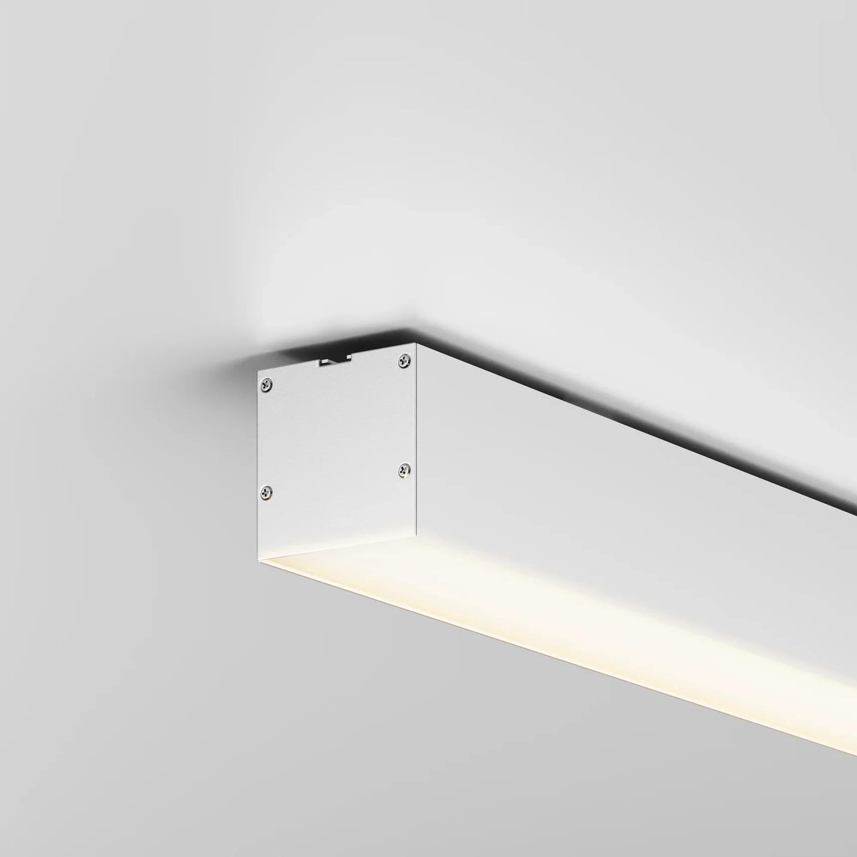 Линейный светильник накладной 3000K 50x50 12 Вт (Серебро, 500 мм), LL311017