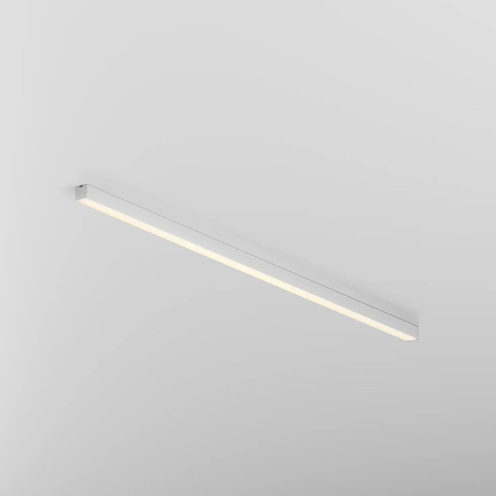 Линейный светильник накладной 3000K 50x50 48 Вт (Серебро, 2 м), LL311023