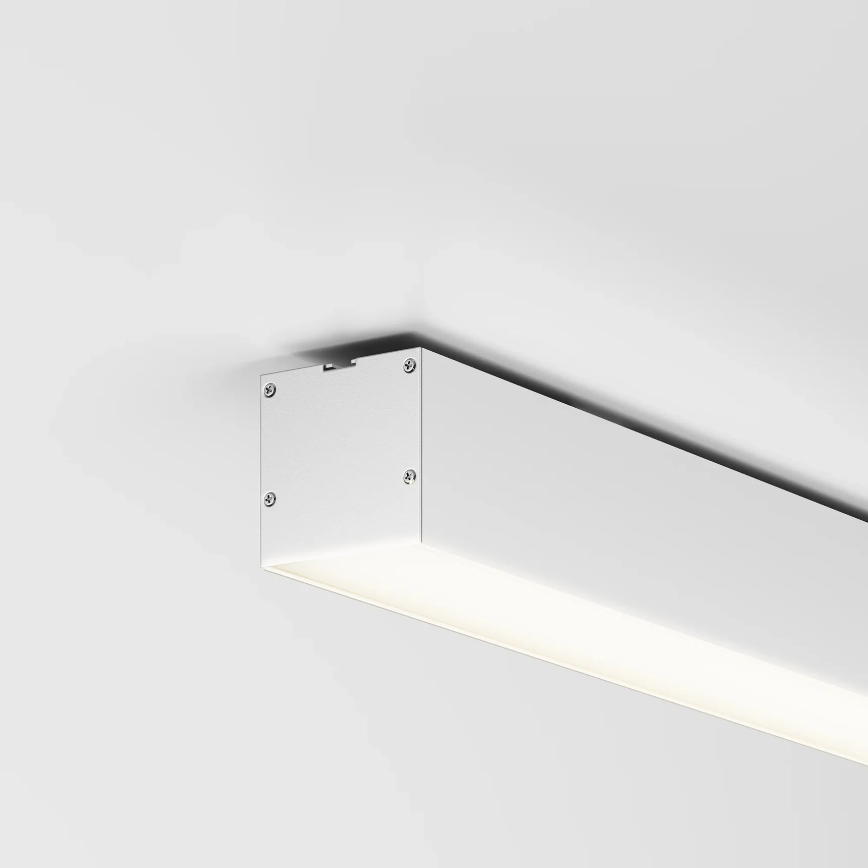 Линейный светильник накладной 4000K 50x50 48 Вт (Серебро, 2 м), LL311024