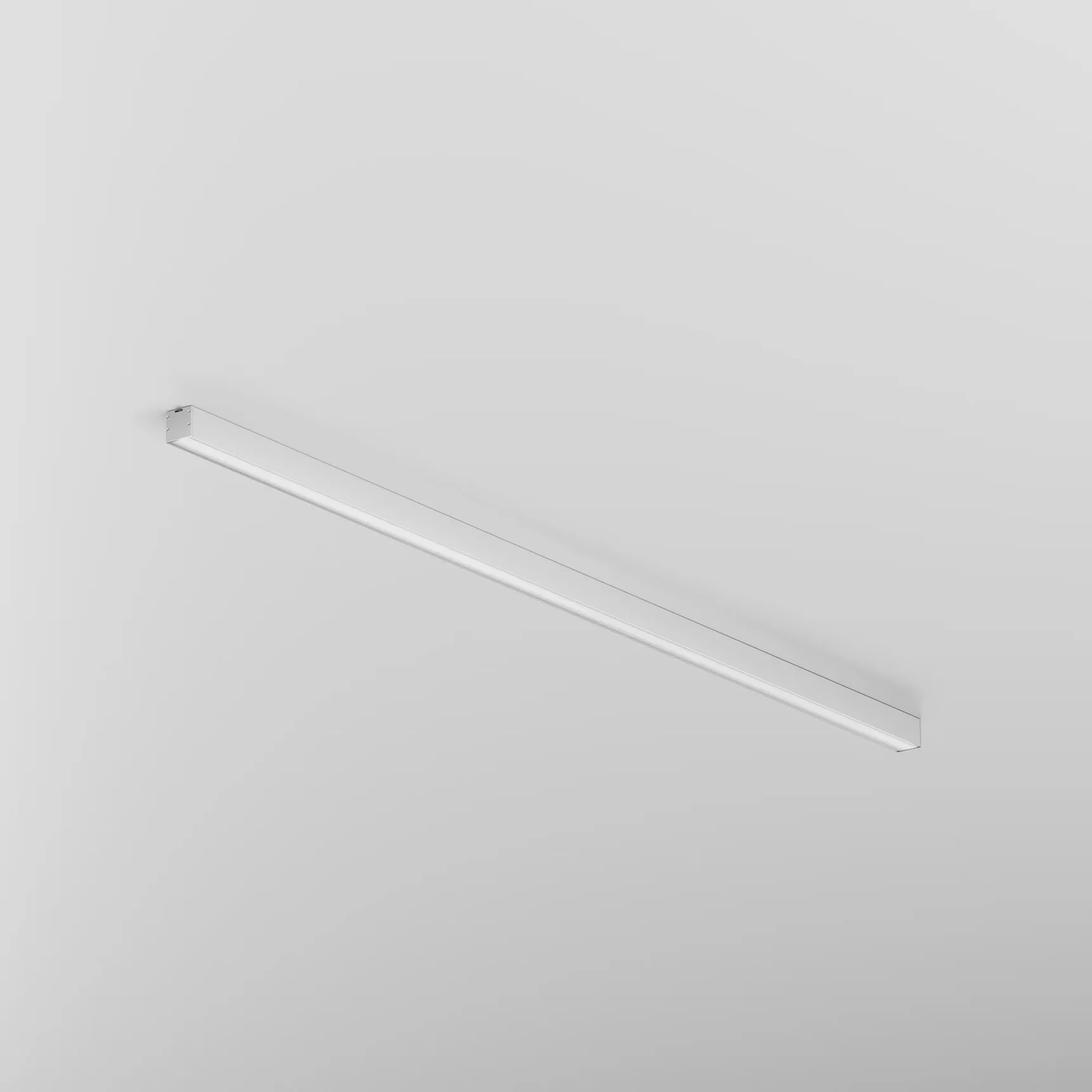 Линейный светильник накладной 4000K 50x50 48 Вт (Серебро, 2 м), LL311024