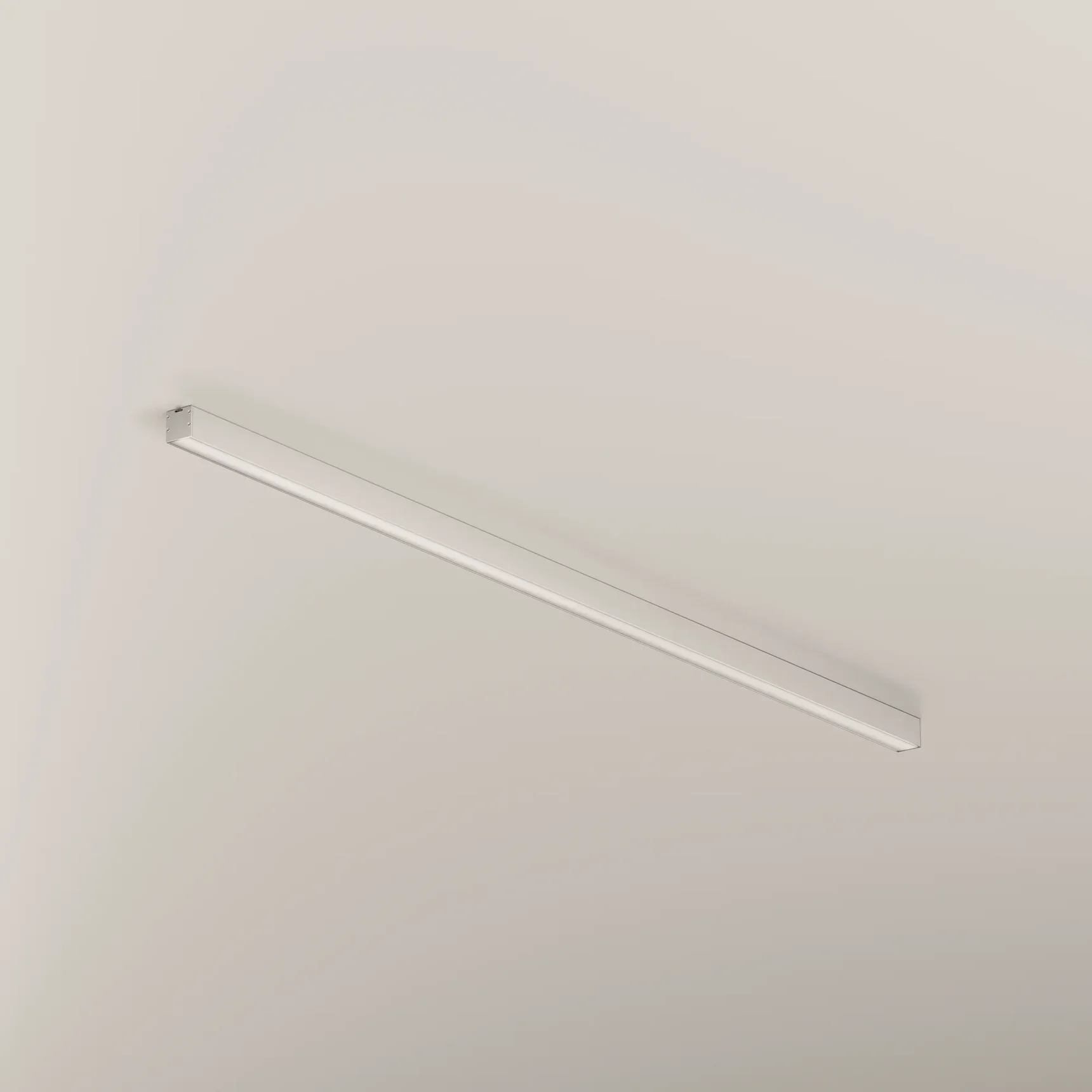 Линейный светильник накладной 4000K 50x50 48 Вт (Серебро, 2 м), LL311024