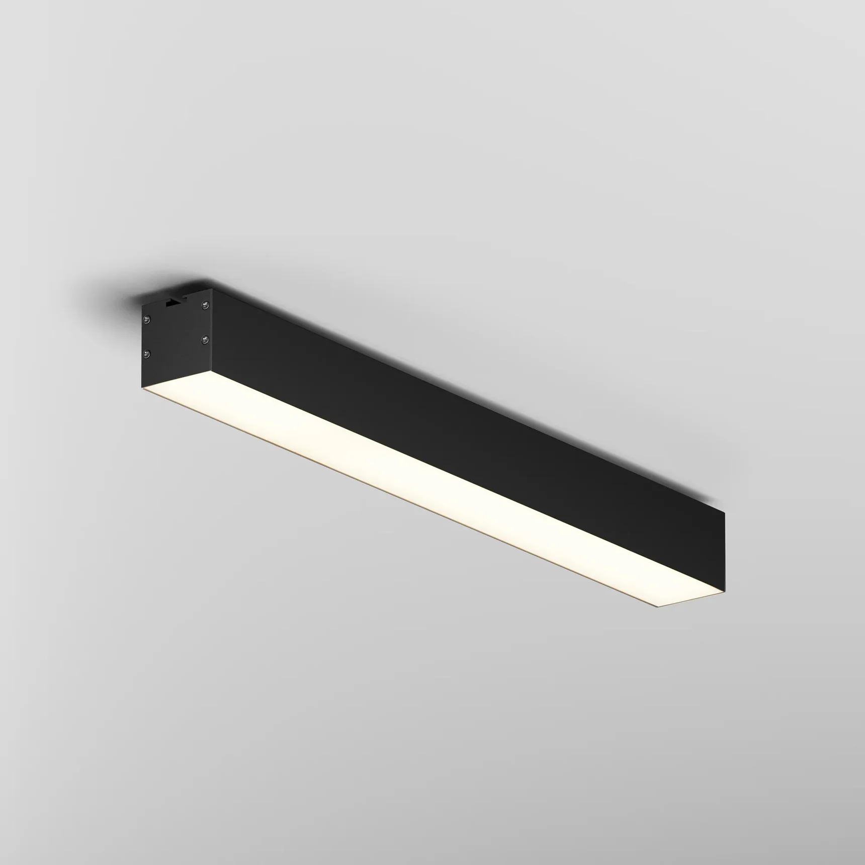 Линейный светильник накладной 3000K 50x50 12 Вт (Черный, 500 мм), LL311025
