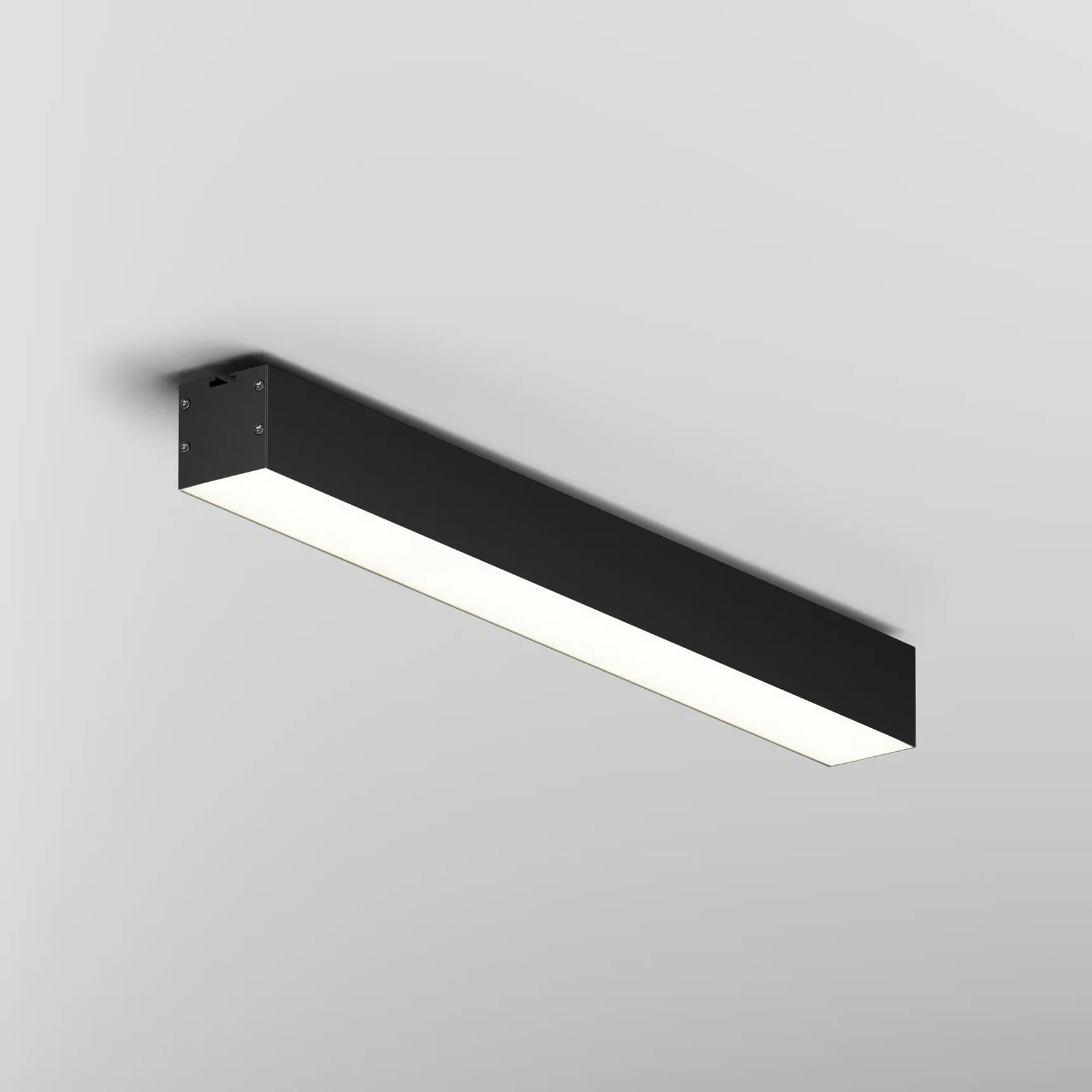 Линейный светильник накладной 4000K 50x50 12 Вт (Черный, 500 мм), LL311026