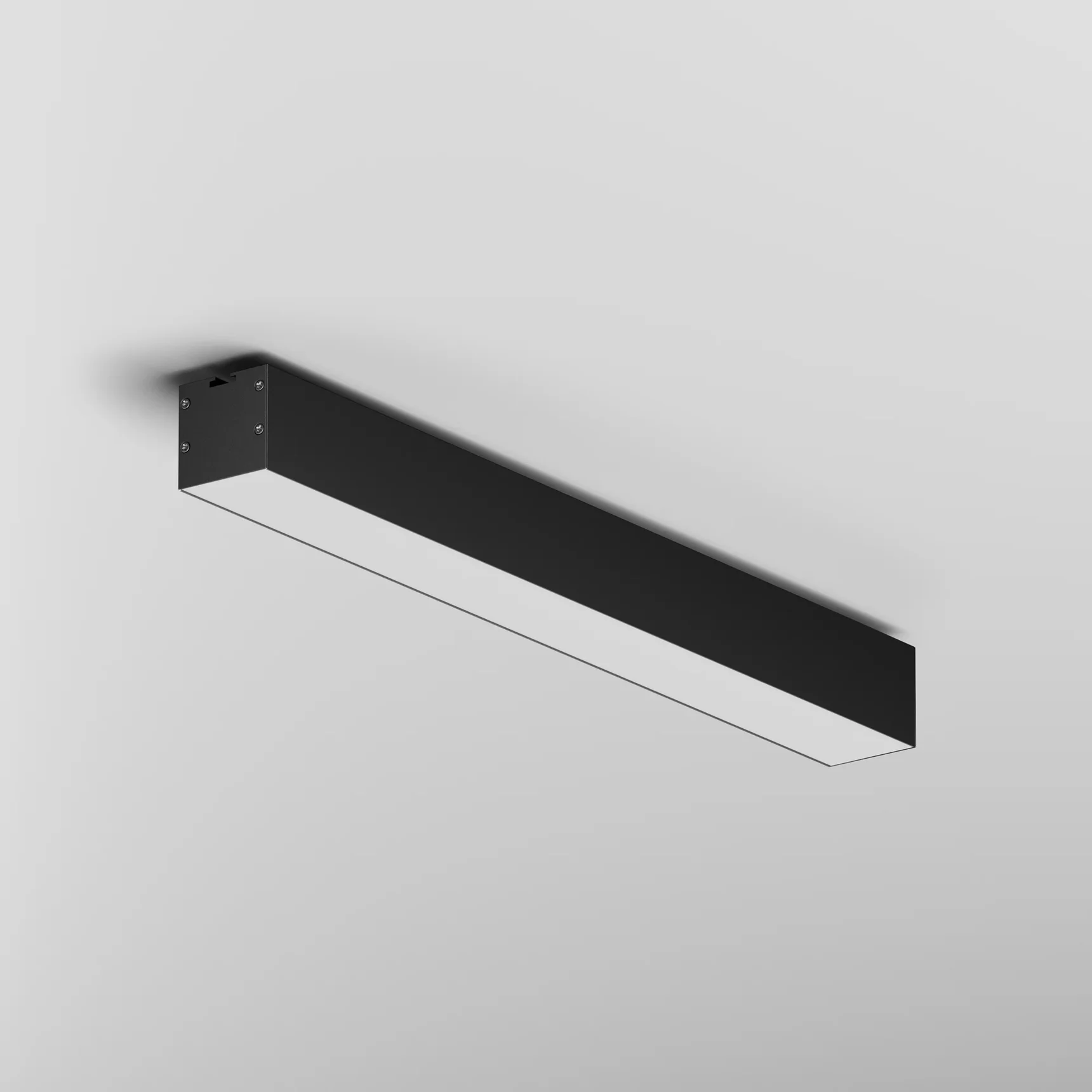 Линейный светильник накладной 4000K 50x50 12 Вт (Черный, 500 мм), LL311026