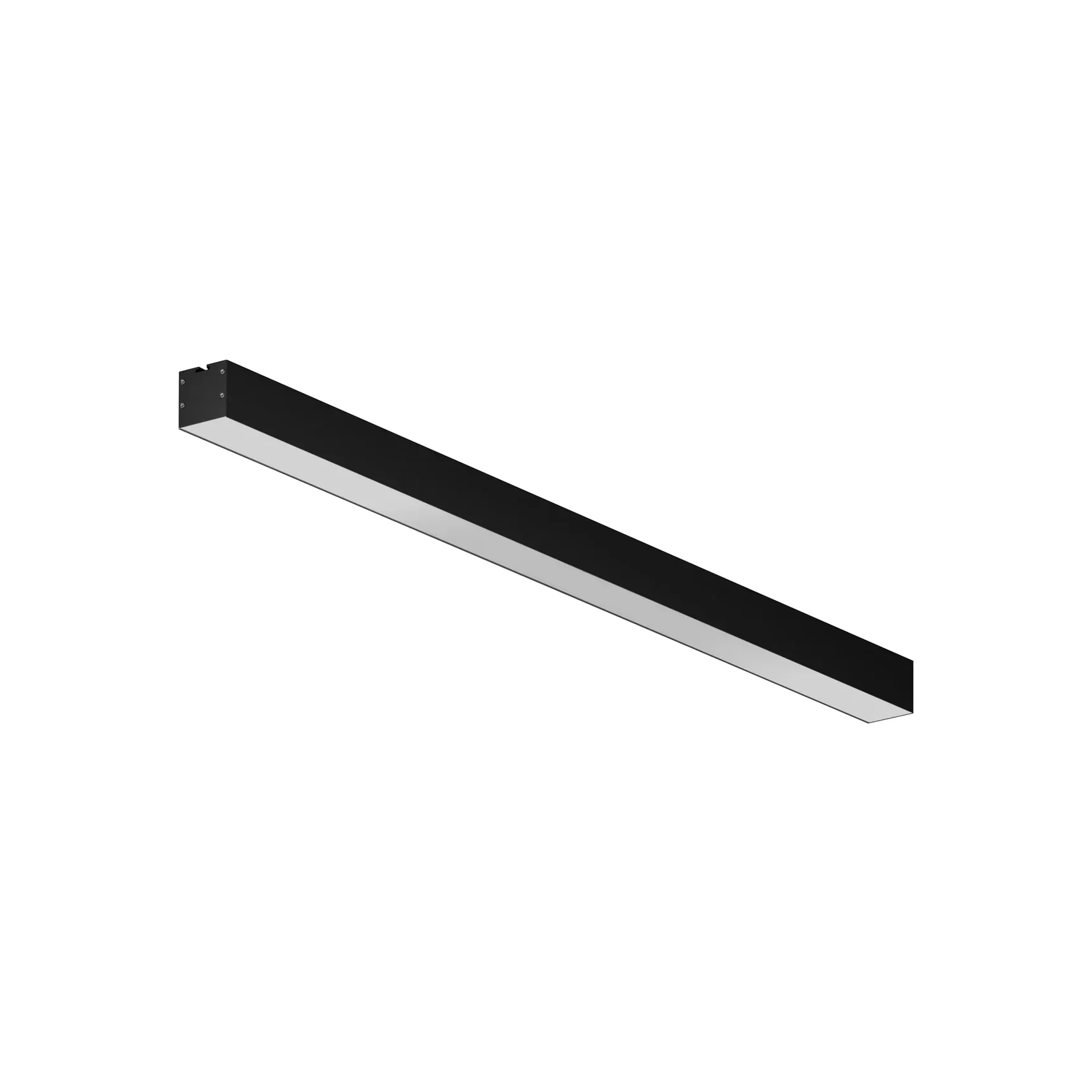 Линейный светильник накладной 4000K 50x50 24 Вт (Черный, 1 м), LL311028