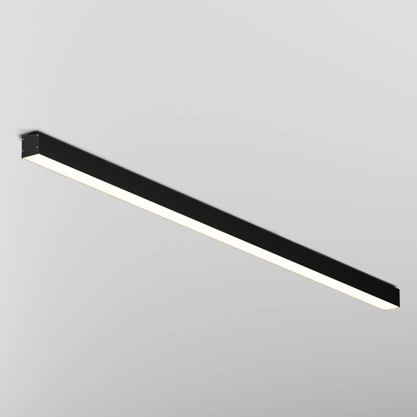 Линейный светильник накладной 3000K 50x50 36 Вт (Черный, 1,5 м), LL311029