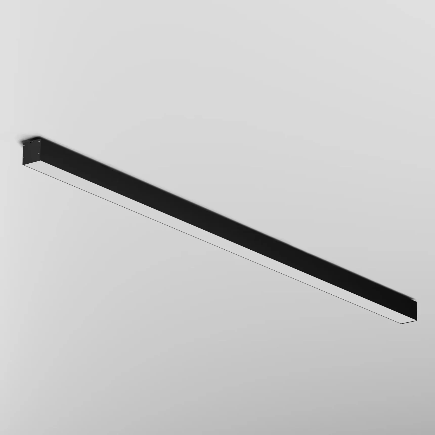 Линейный светильник накладной 3000K 50x50 36 Вт (Черный, 1,5 м), LL311029