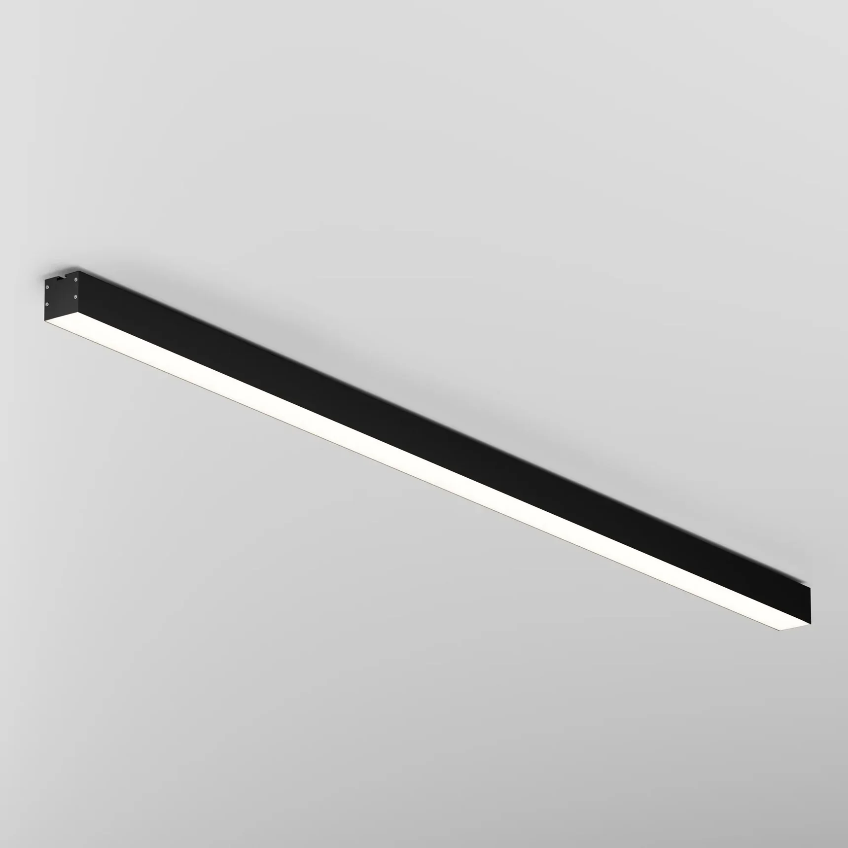 Линейный светильник накладной 4000K 50x50 36 Вт (Черный, 1,5 м), LL311030