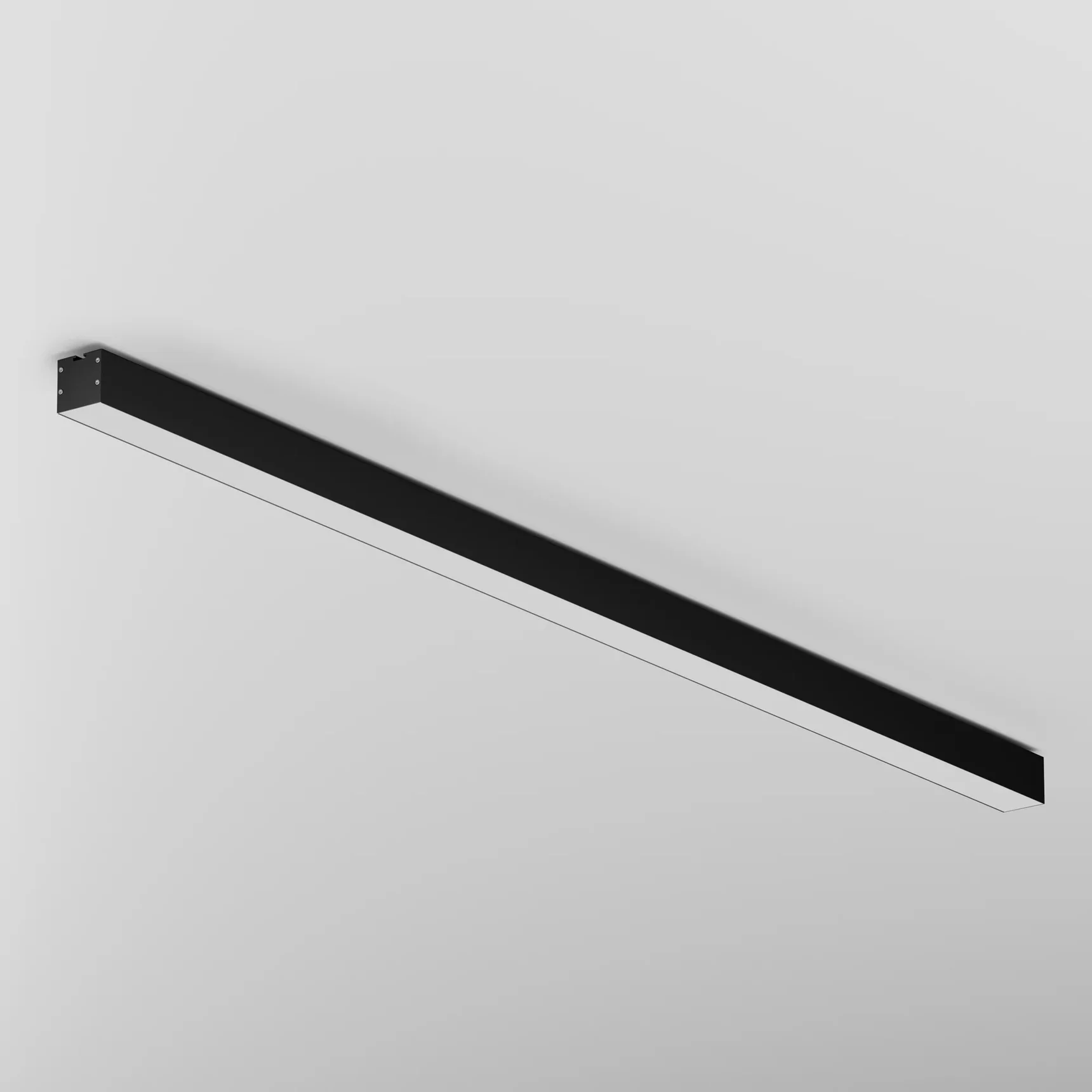 Линейный светильник накладной 4000K 50x50 36 Вт (Черный, 1,5 м), LL311030