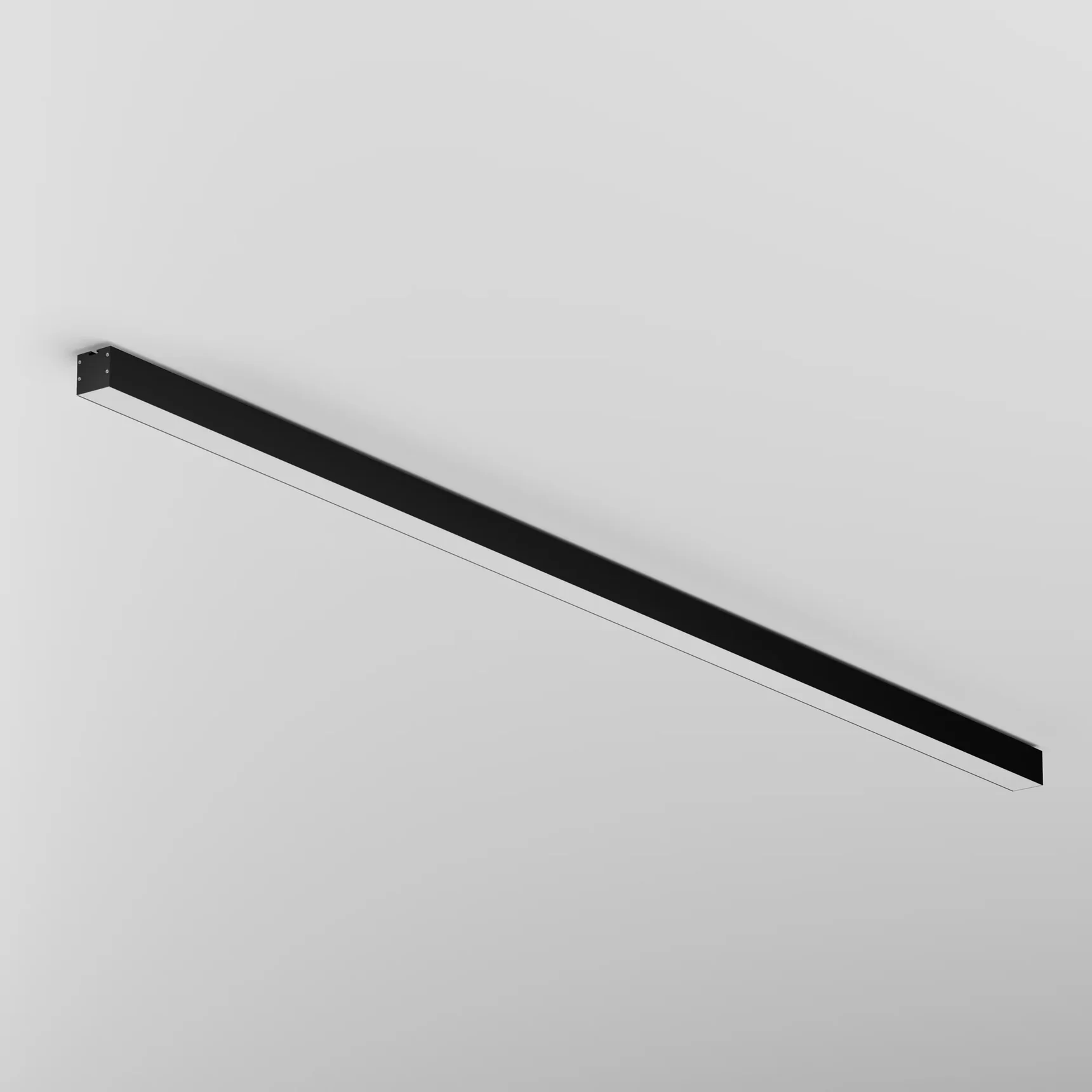 Линейный светильник накладной 3000K 50x50 48 Вт (Черный, 2 м), LL311031
