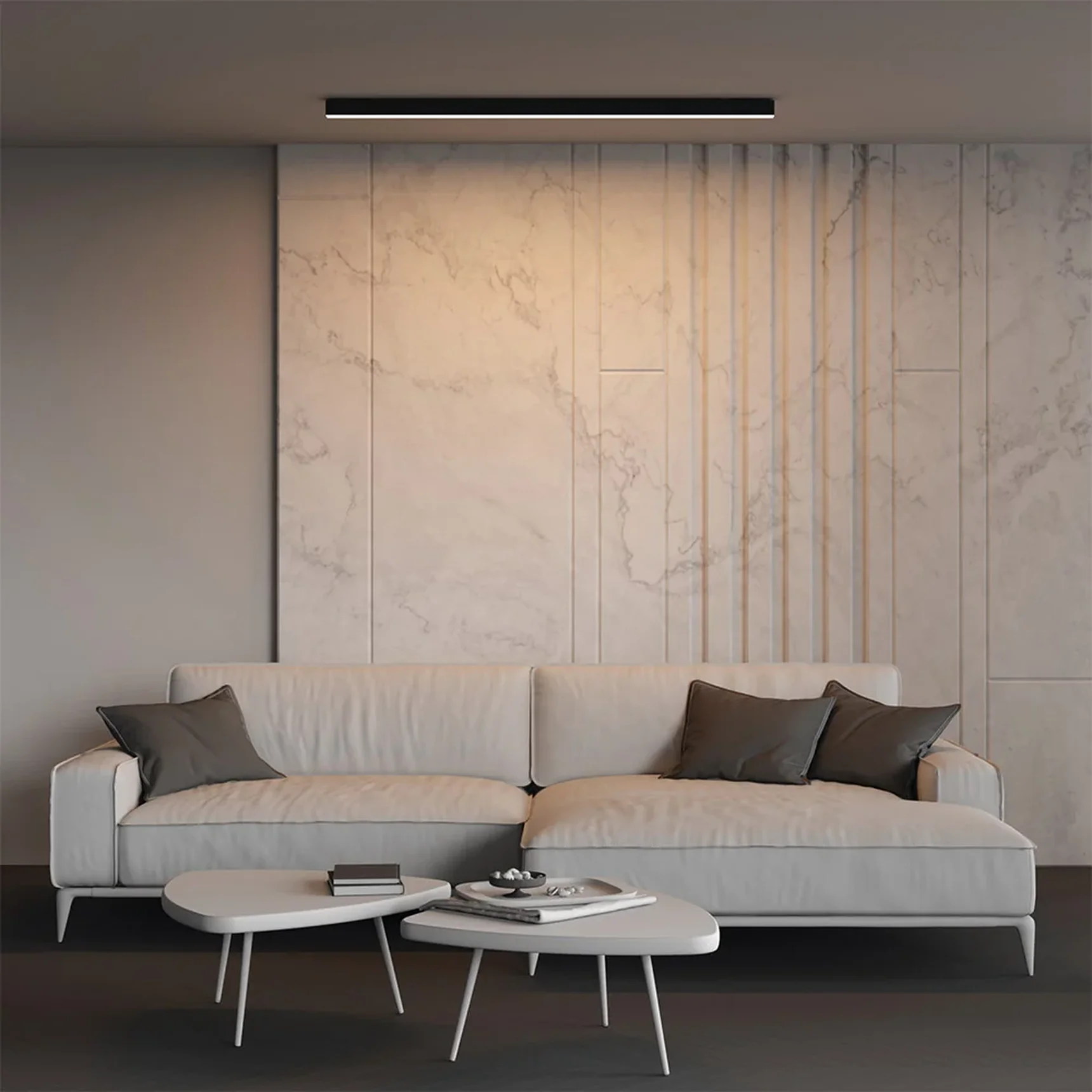 Линейный светильник накладной 4000K 50x50 48 Вт (Черный, 2 м), LL311032