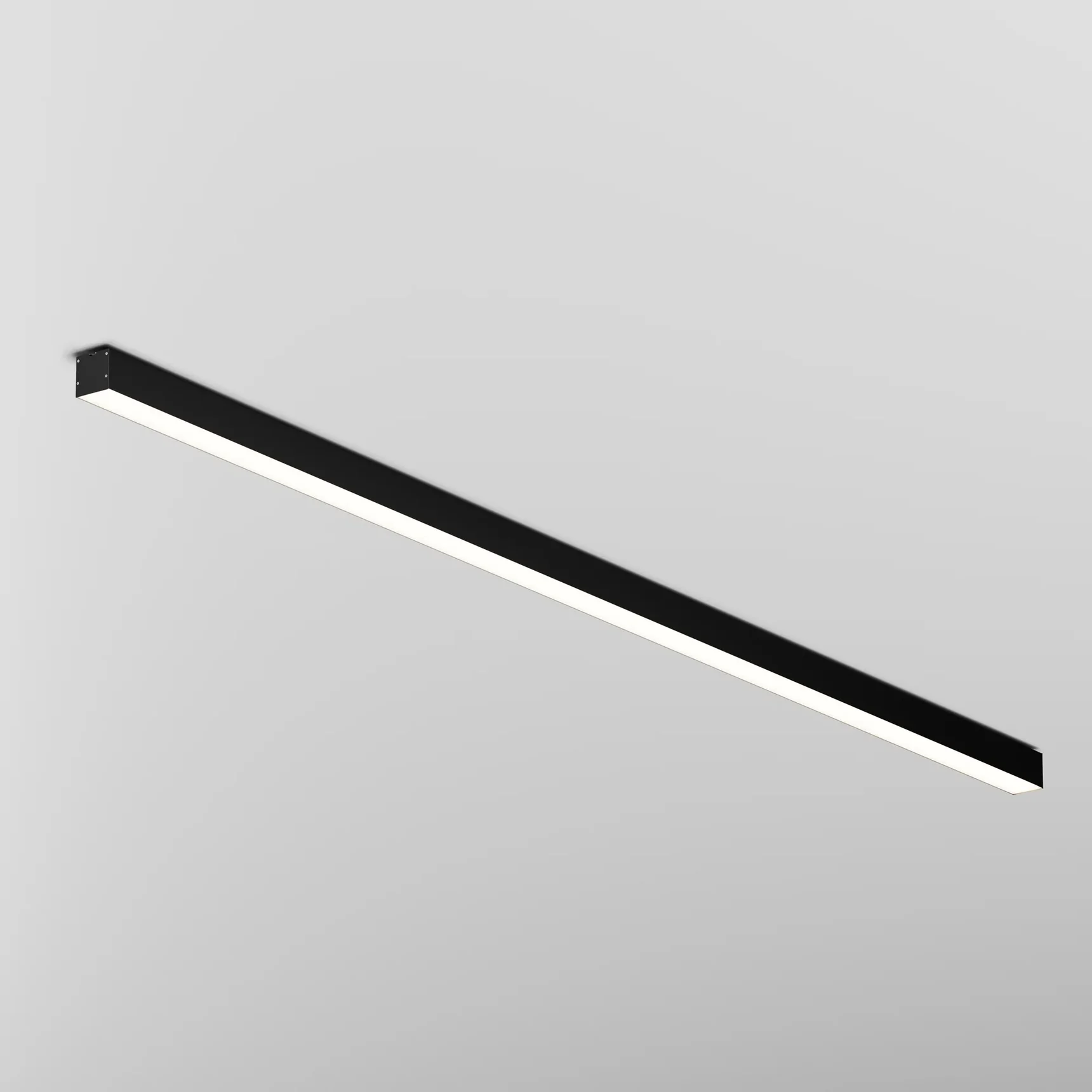 Линейный светильник накладной 4000K 50x50 48 Вт (Черный, 2 м), LL311032