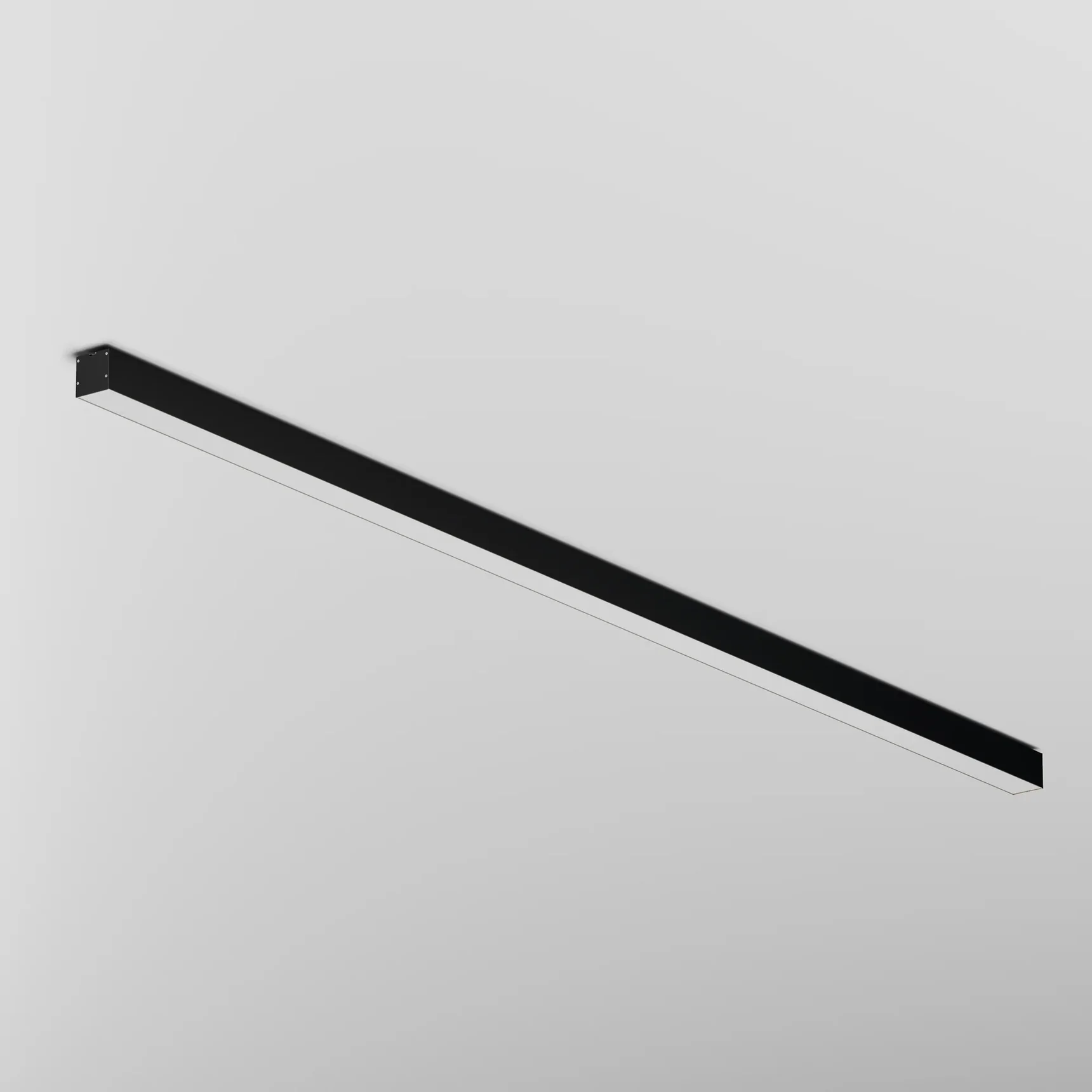 Линейный светильник накладной 4000K 50x50 48 Вт (Черный, 2 м), LL311032