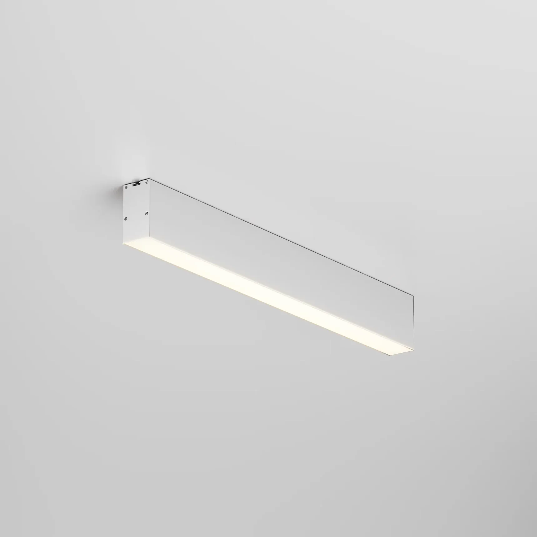 Линейный светильник накладной 3000K 35x67 12 Вт (Серебро, 500 мм), LL311033