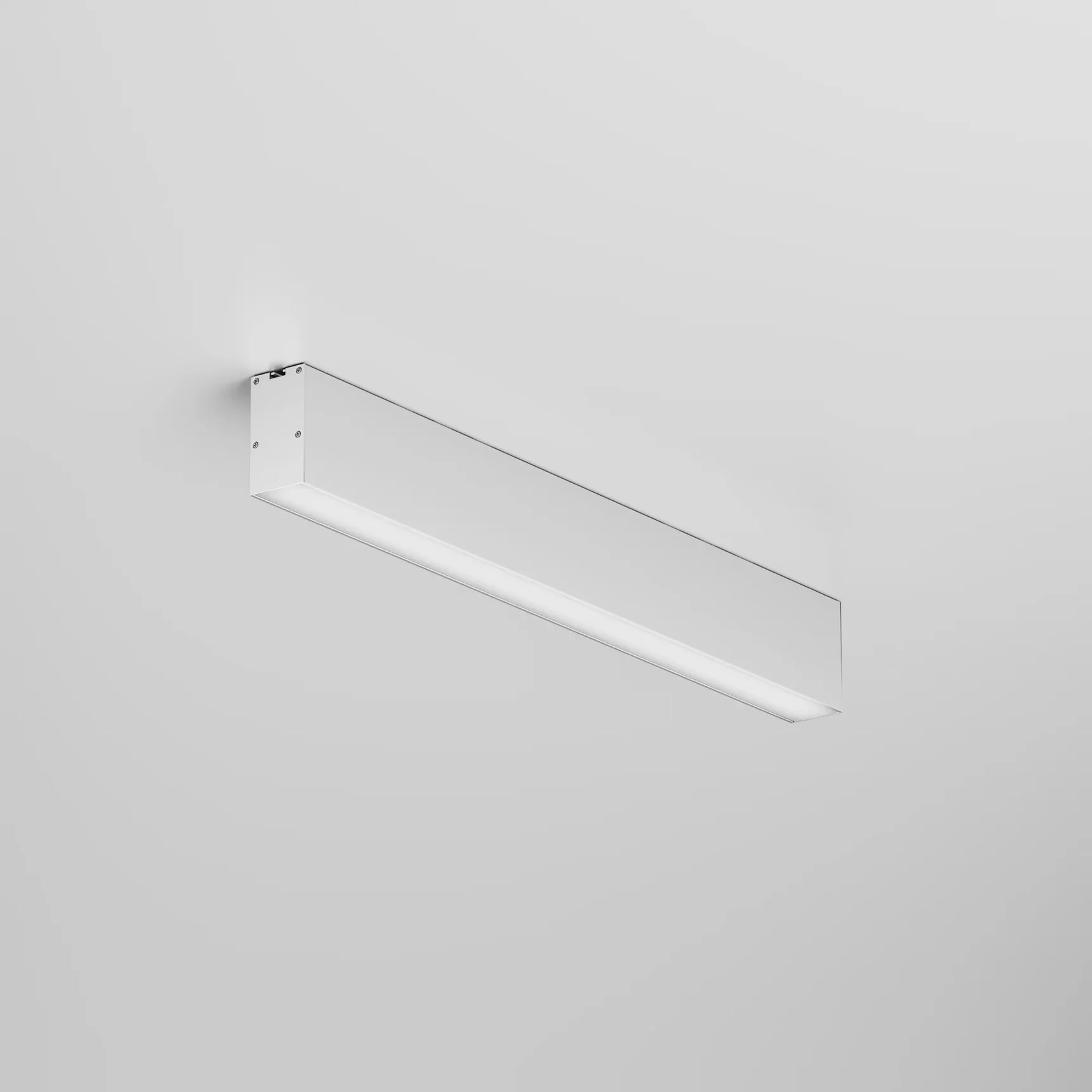 Линейный светильник накладной 3000K 35x67 12 Вт (Серебро, 500 мм), LL311033