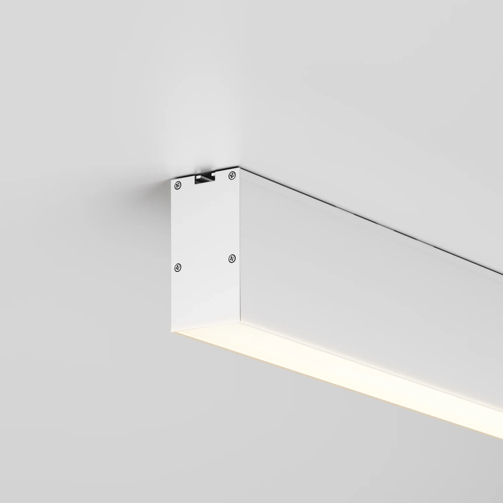 Линейный светильник накладной 3000K 35x67 36 Вт (Серебро, 1,5 м), LL311037