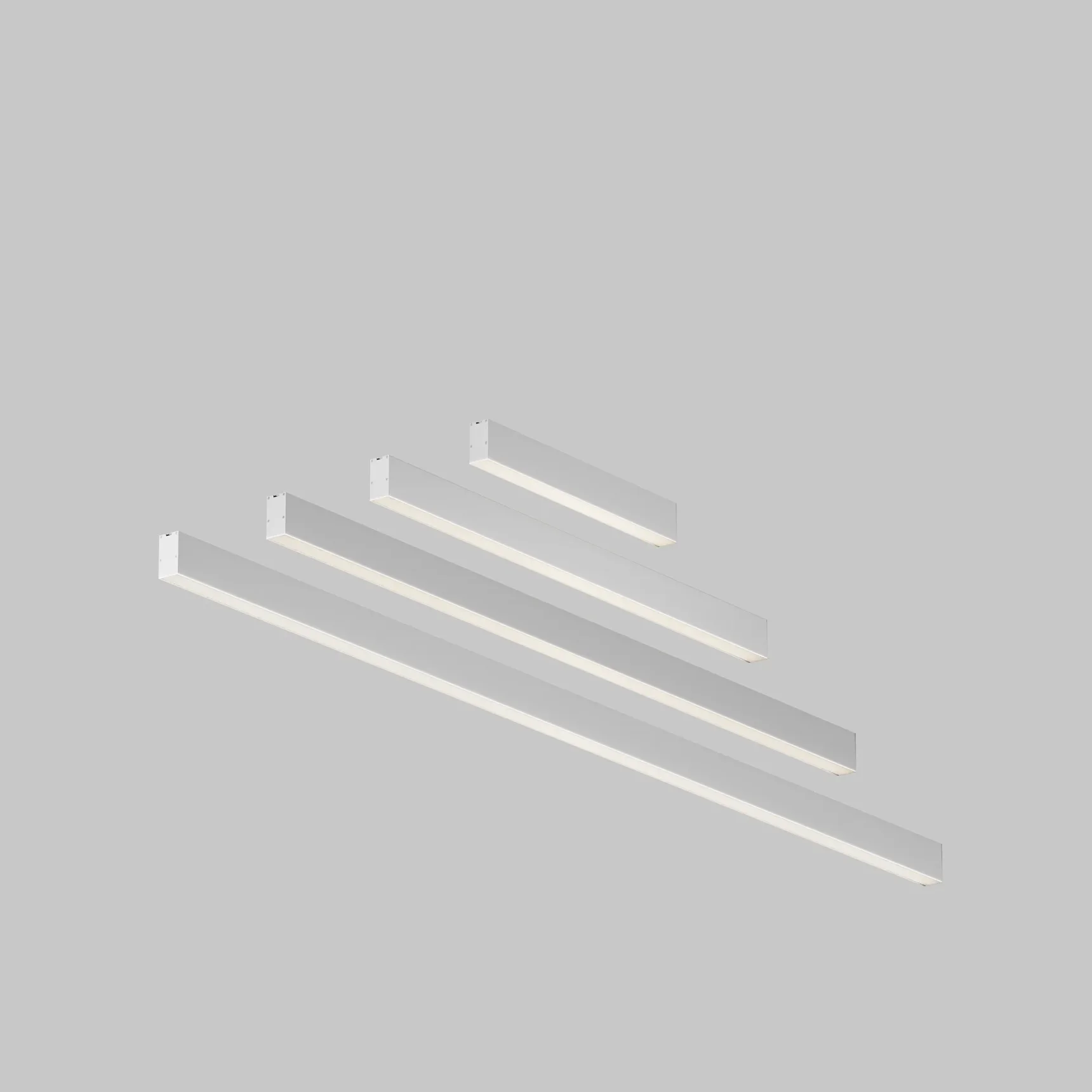 Линейный светильник накладной 4000K 35x67 36 Вт (Серебро, 1,5 м), LL311038