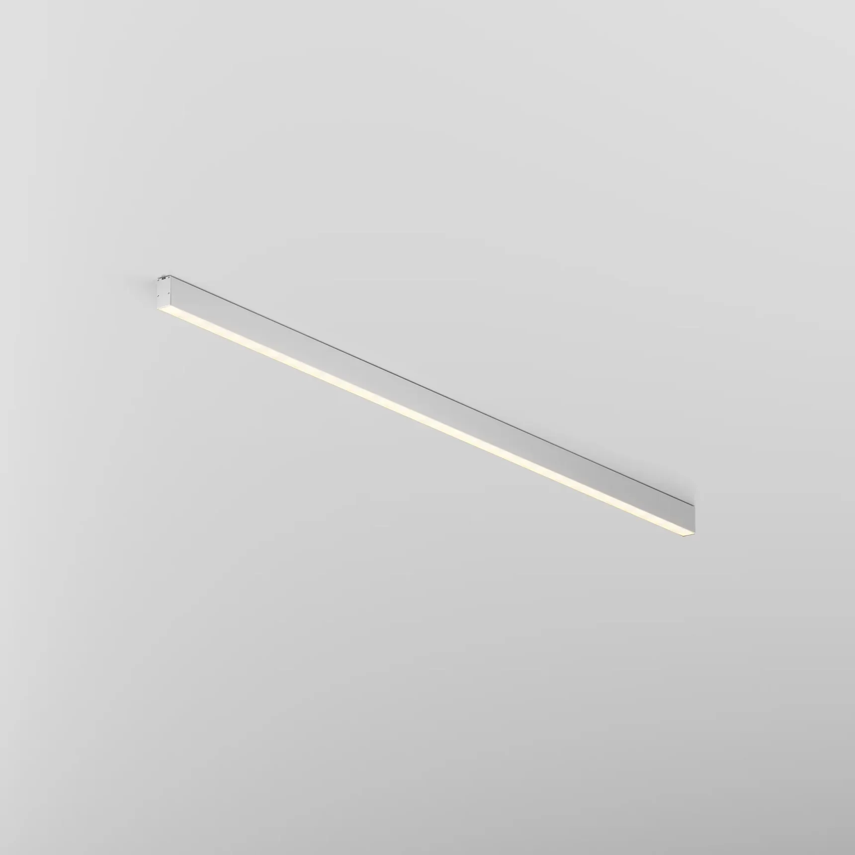 Линейный светильник накладной 3000K 35x67 48 Вт (Серебро, 2 м), LL311039