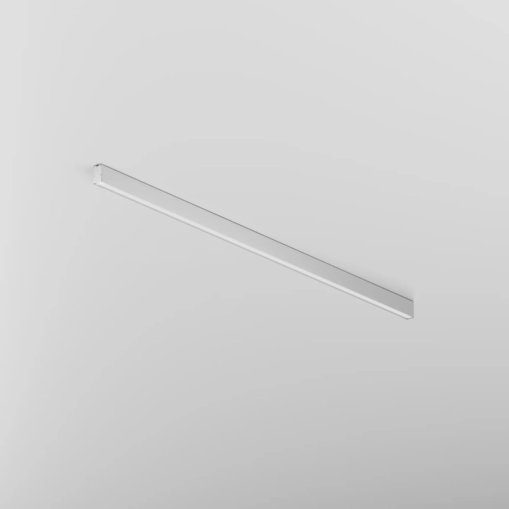 Линейный светильник накладной 3000K 35x67 48 Вт (Серебро, 2 м), LL311039