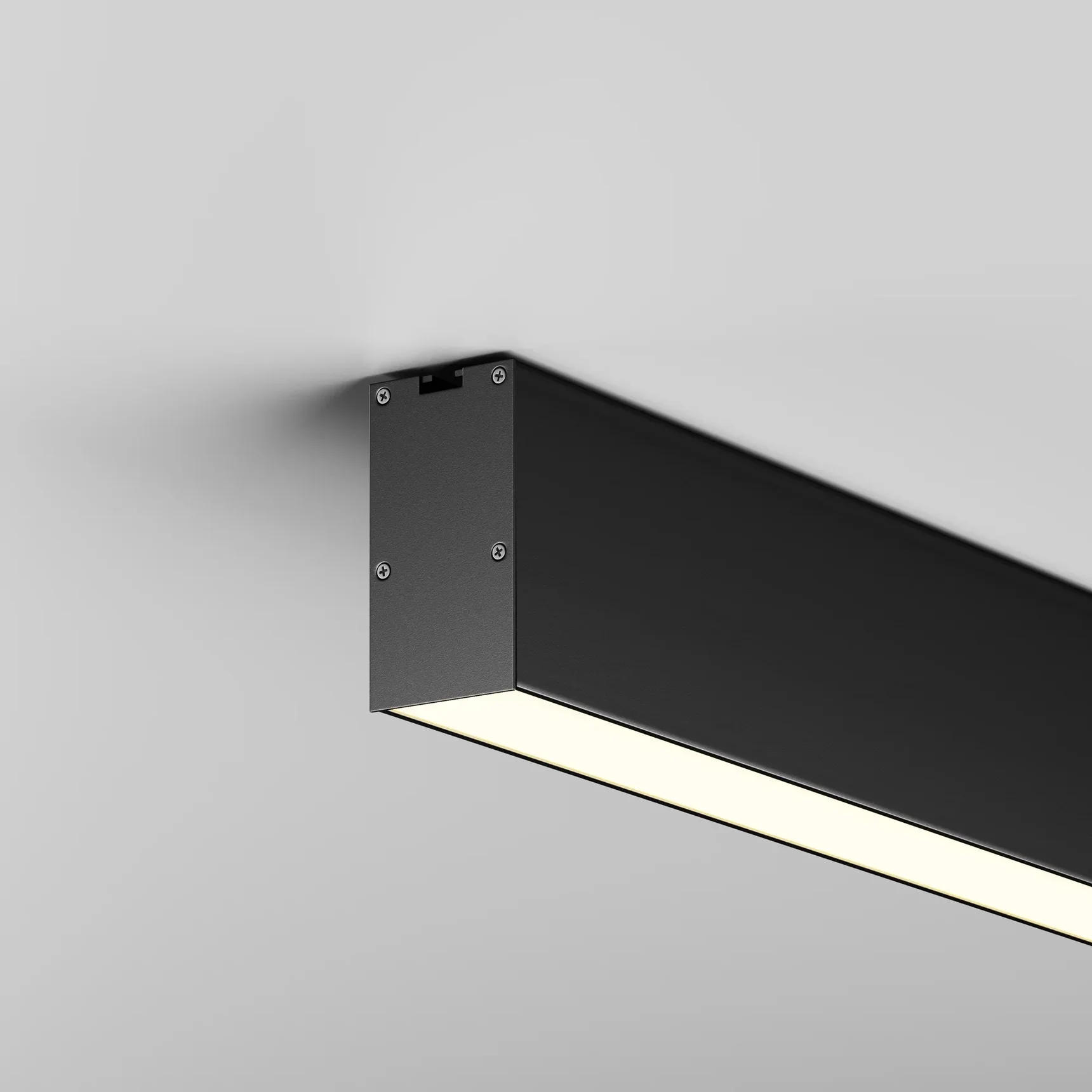 Линейный светильник накладной 3000K 35x67 12 Вт (Черный, 500 мм), LL311041