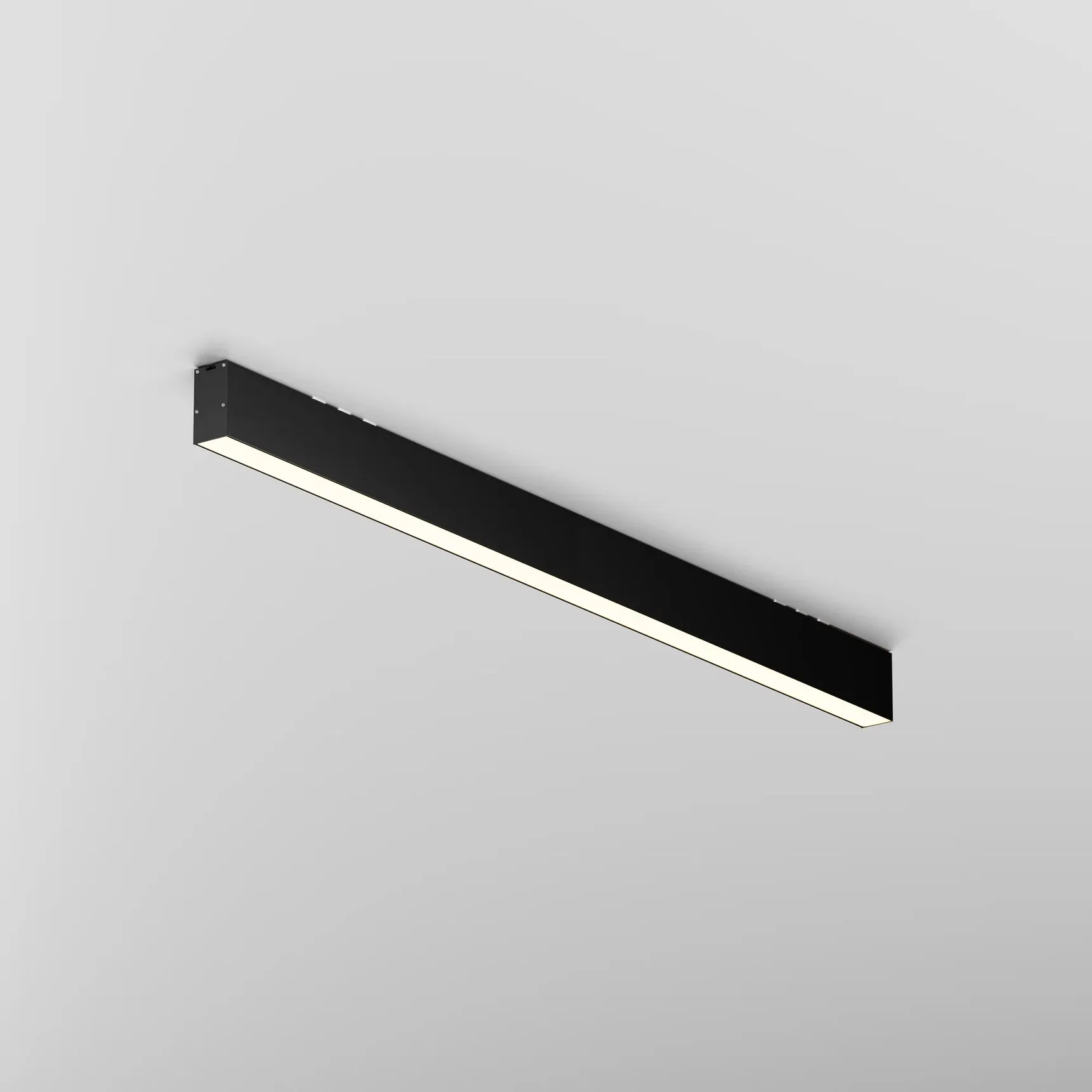 Линейный светильник накладной 3000K 35x67 24 Вт (Черный, 1 м), LL311043