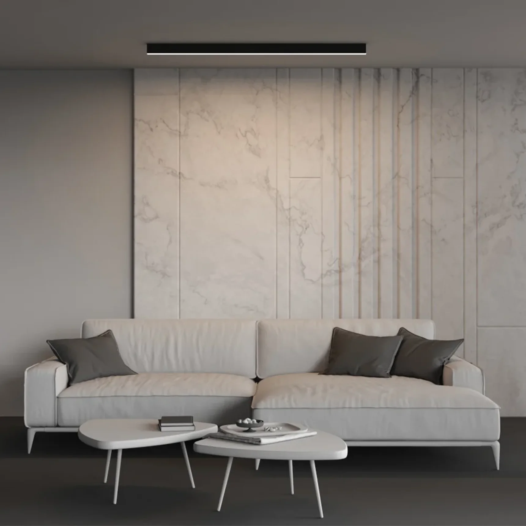 Линейный светильник накладной 4000K 35x67 36 Вт (Черный, 1,5 м), LL311046