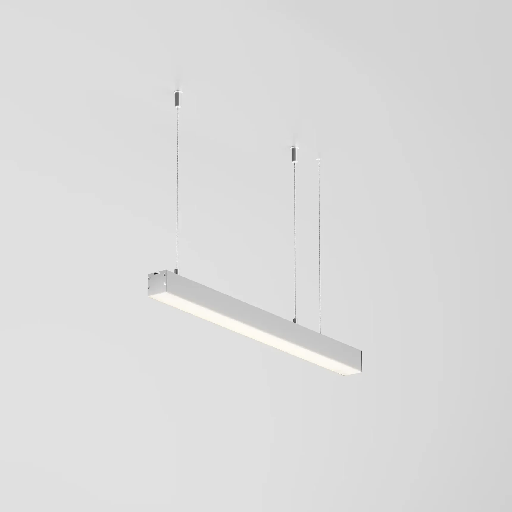 Линейный светильник подвесной 3000K 35x35 12 Вт (Серебро, 500 мм), LL312001