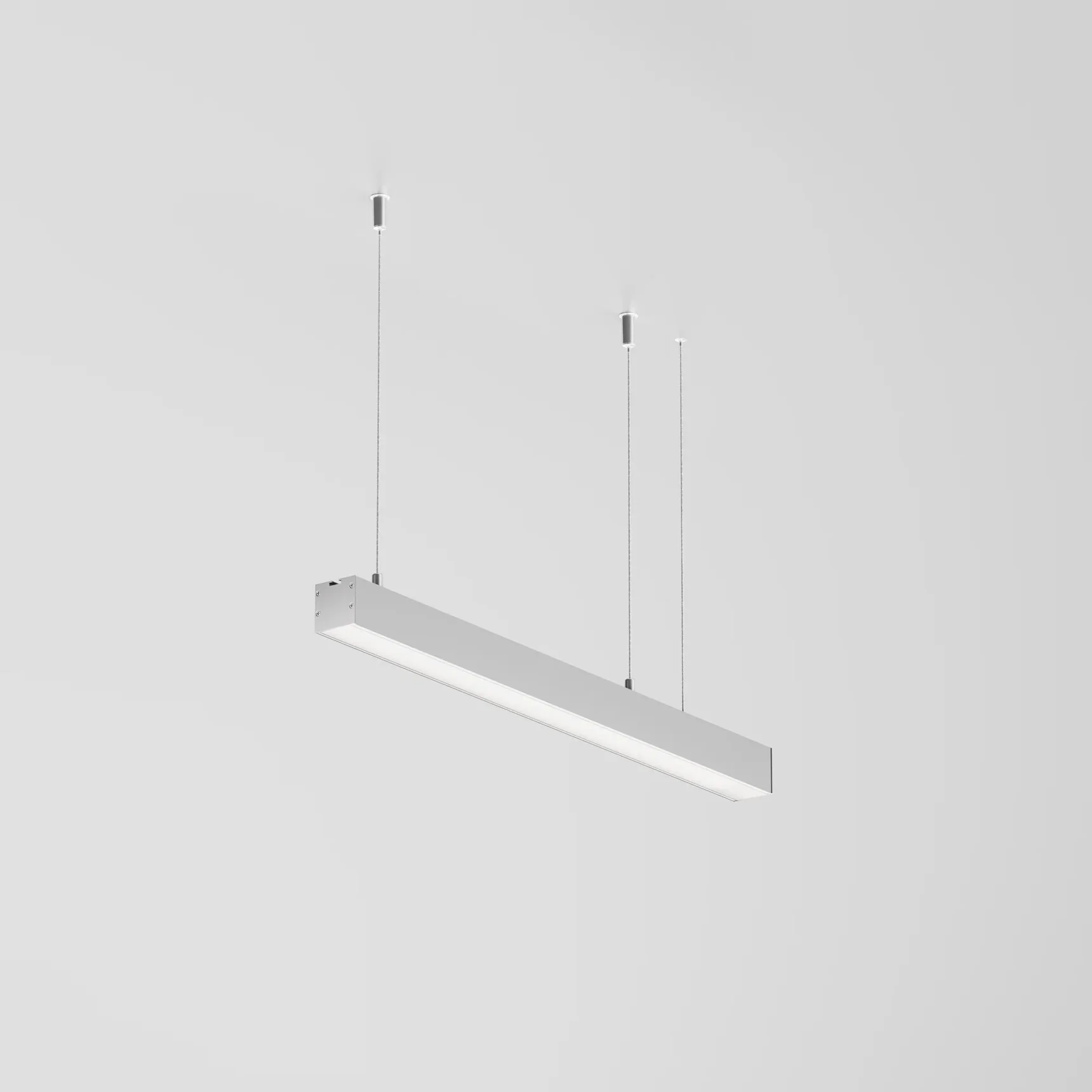 Линейный светильник подвесной 3000K 35x35 12 Вт (Серебро, 500 мм), LL312001