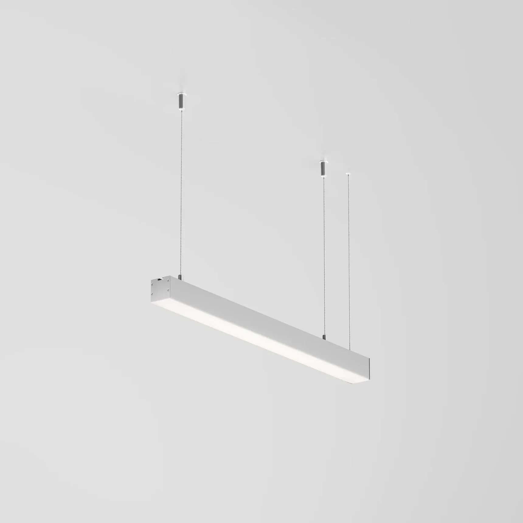Линейный светильник подвесной 4000K 35x35 12 Вт (Серебро, 500 мм), LL312002