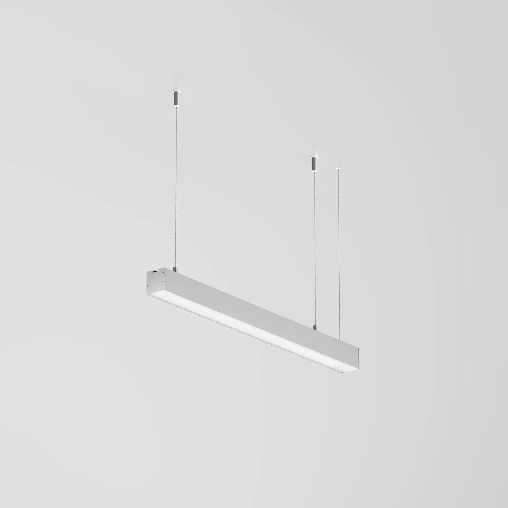 Линейный светильник подвесной 4000K 35x35 12 Вт (Серебро, 500 мм), LL312002