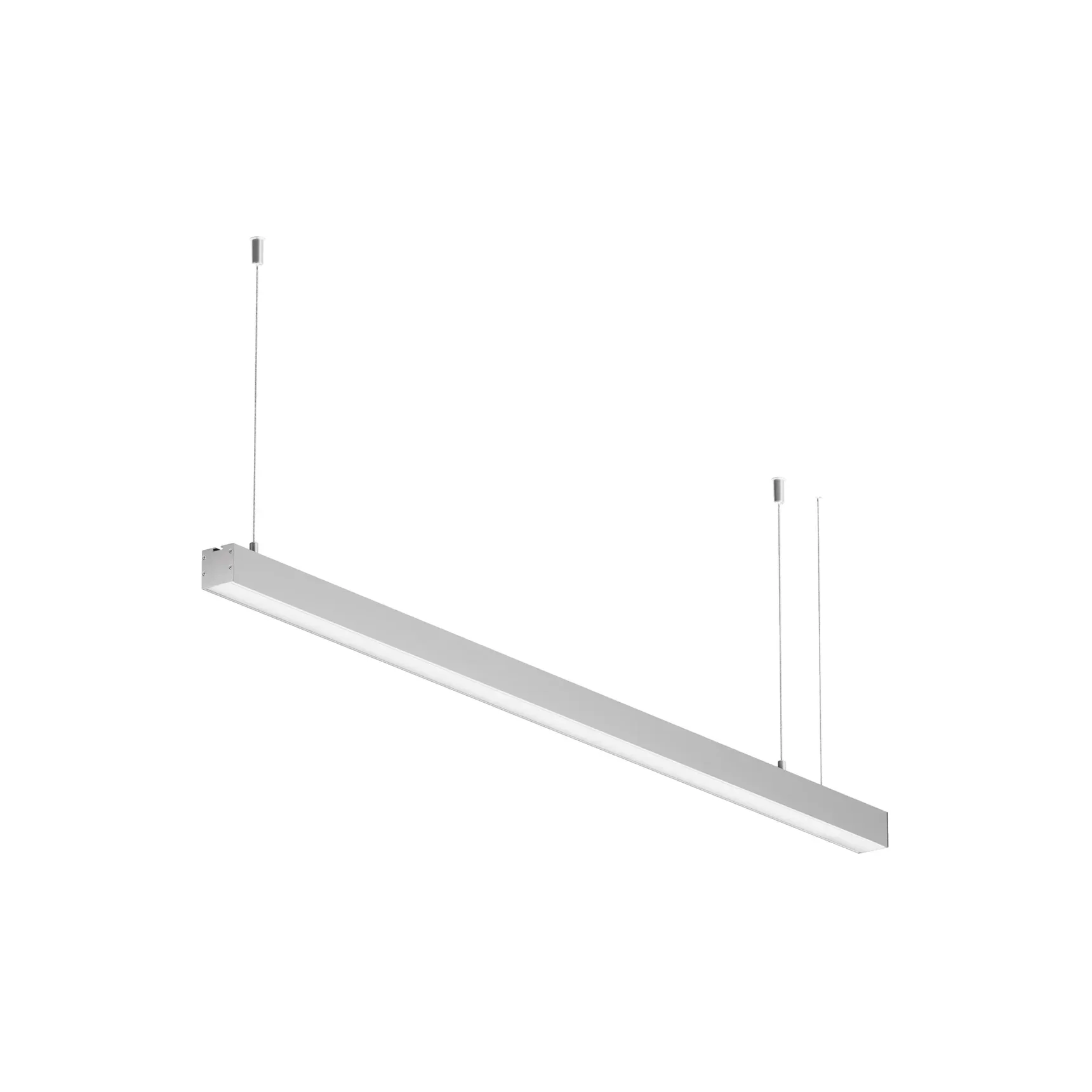Линейный светильник подвесной 4000K 35x35 24 Вт (Серебро, 1 м), LL312004