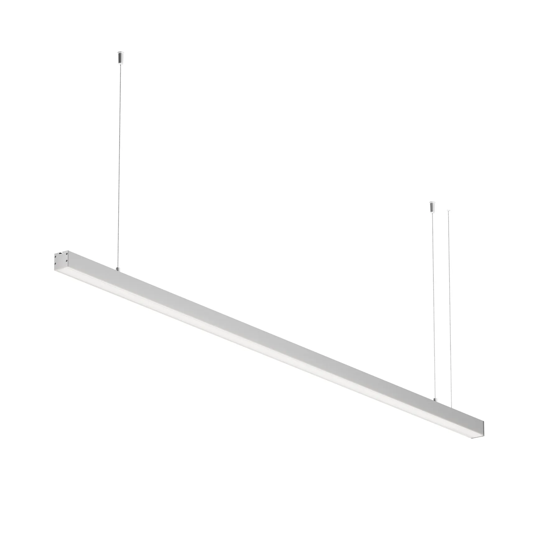 Линейный светильник подвесной 3000K 35x35 36 Вт (Серебро, 1,5 м), LL312005