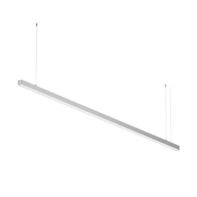Линейный светильник подвесной 4000K 35x35 48 Вт (Серебро, 2 м), LL312008