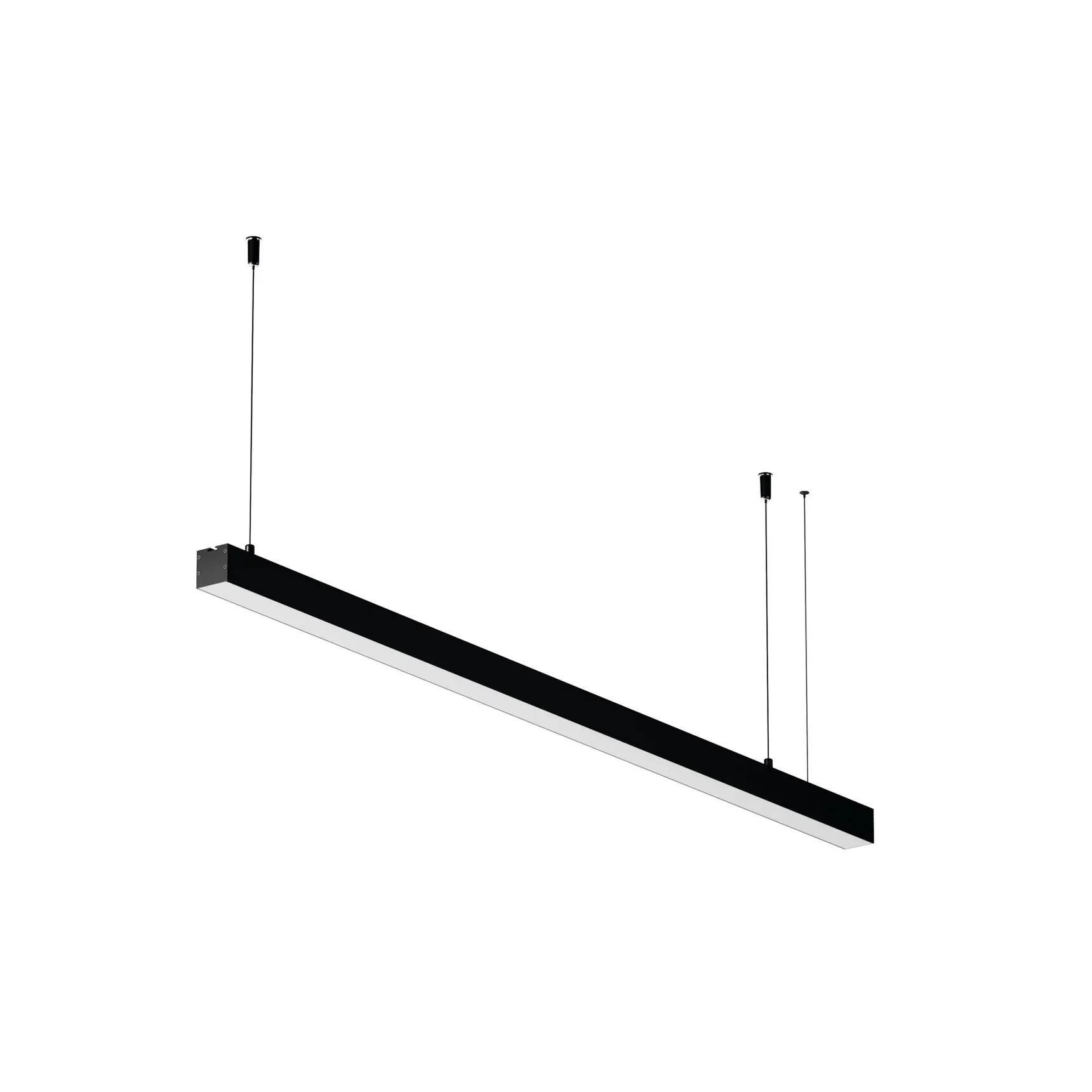 Линейный светильник подвесной 3000K 35x35 24 Вт (Черный, 1 м), LL312011